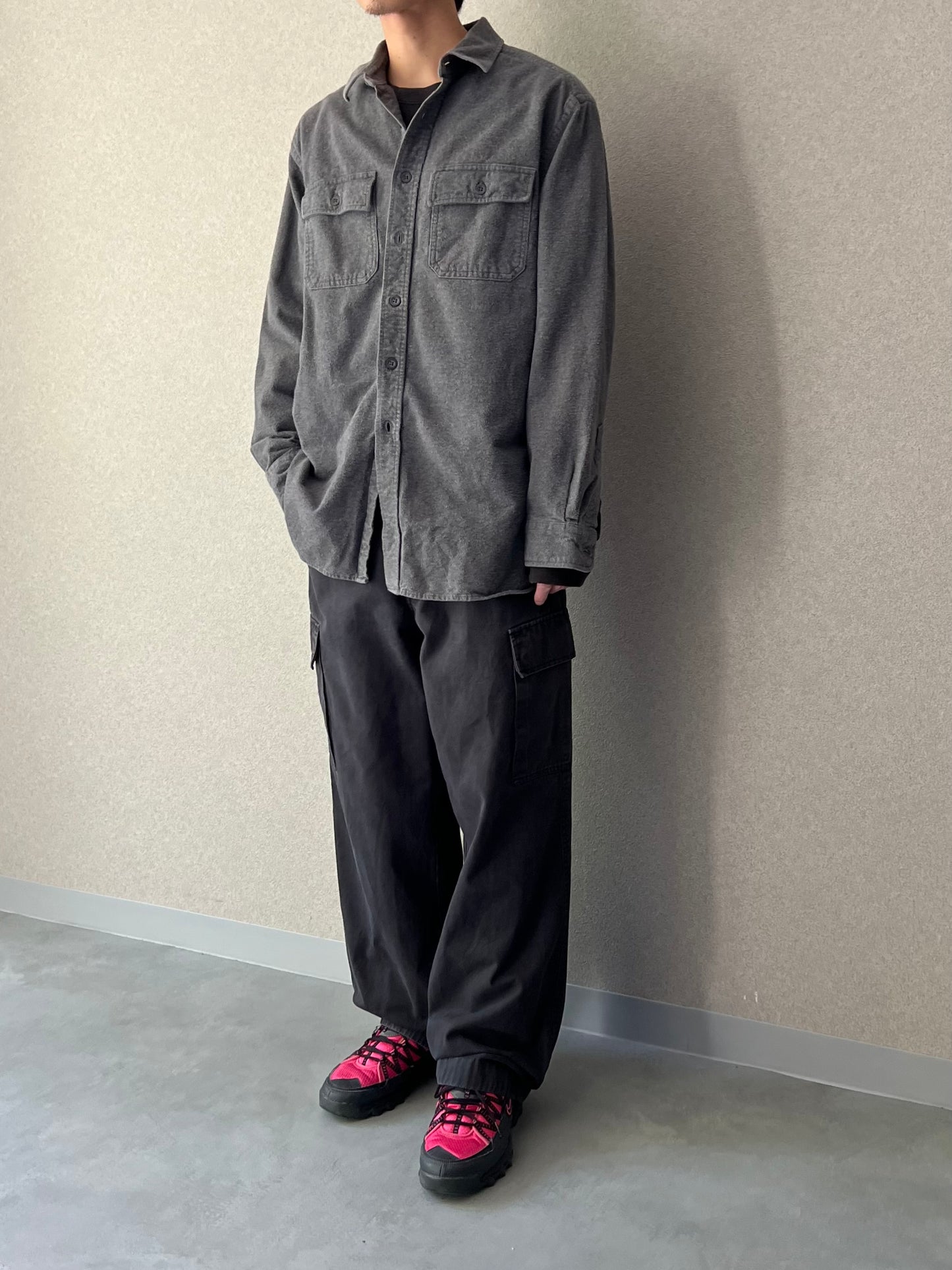 00's L.L.BEAN chamios cloth shirt