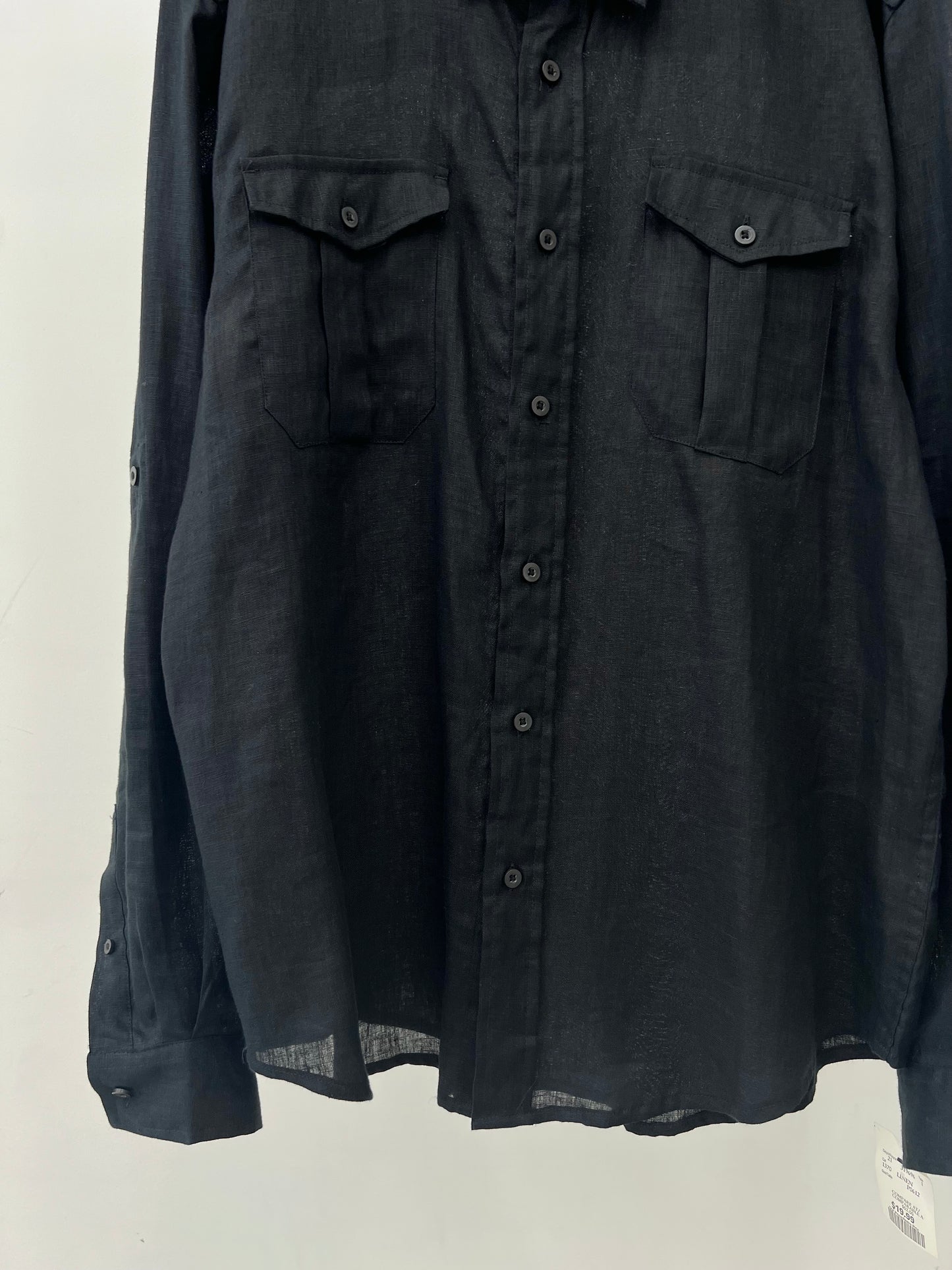 00's BRUNO linen shirt "DEAD STOCK"