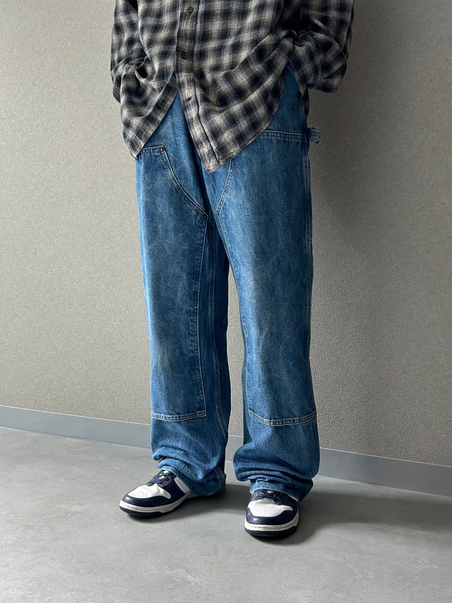 00's carhartt double knee denim painter pants