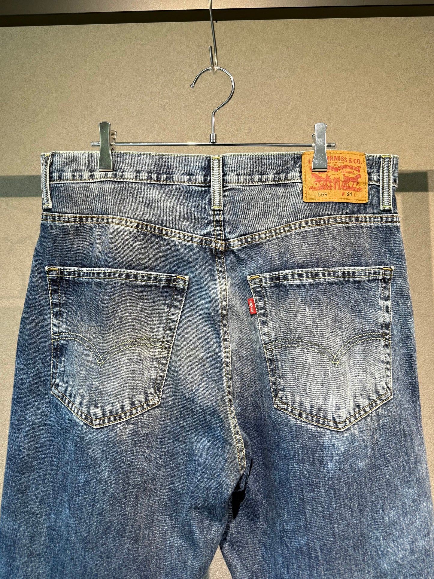 00's Levi's 569 denim shorts