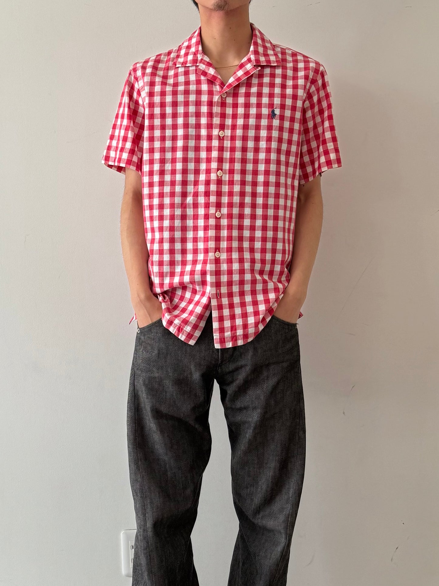 90's Polo Ralph Lauren open coller shirt