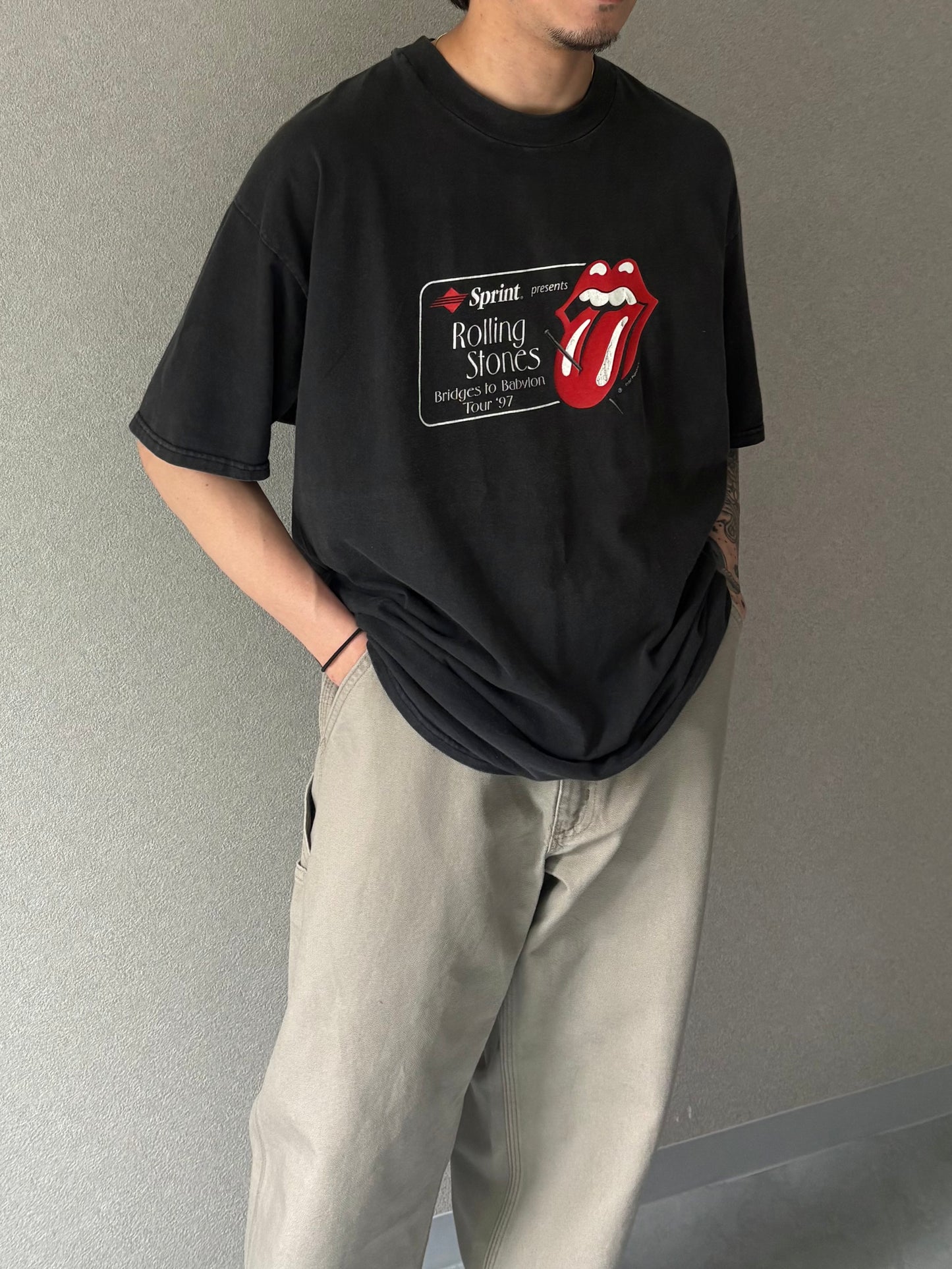 90's The Rolling Stones music t-shirt "Made in USA"