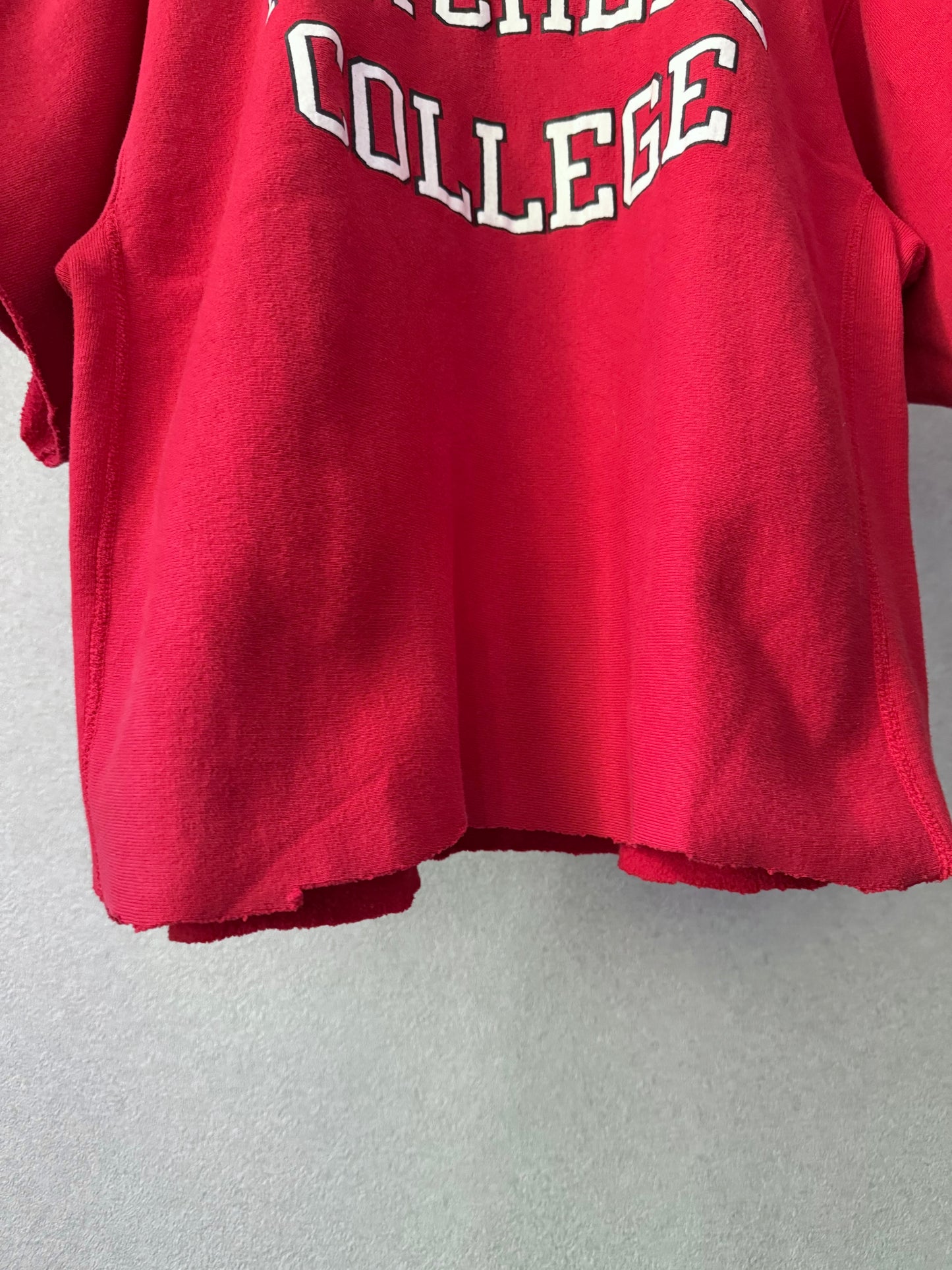 90's Champion REVERSE WEAVE cutoff sweater "Made in USA"
