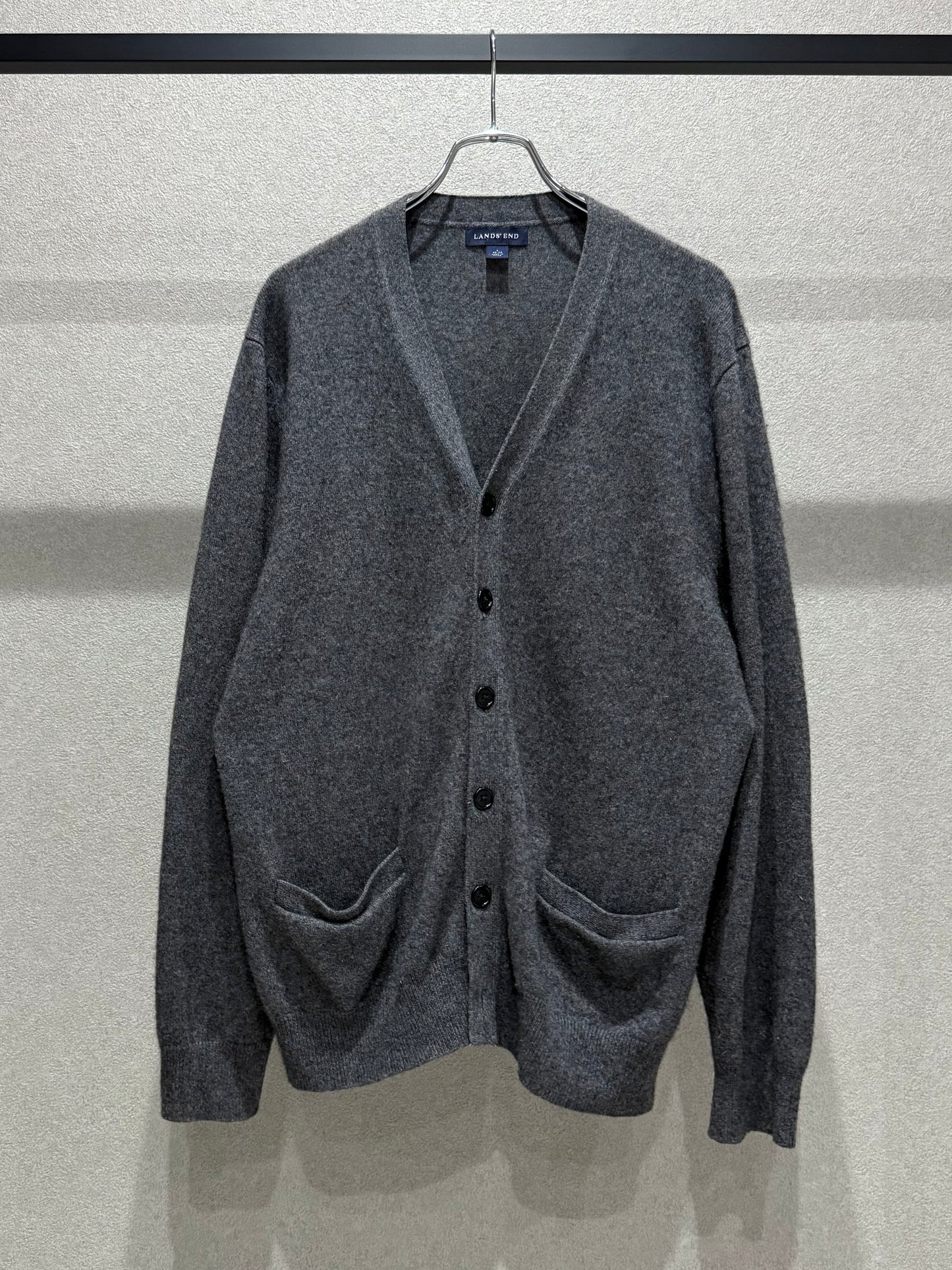 00's LANDS' END cashmere knit cardigan
