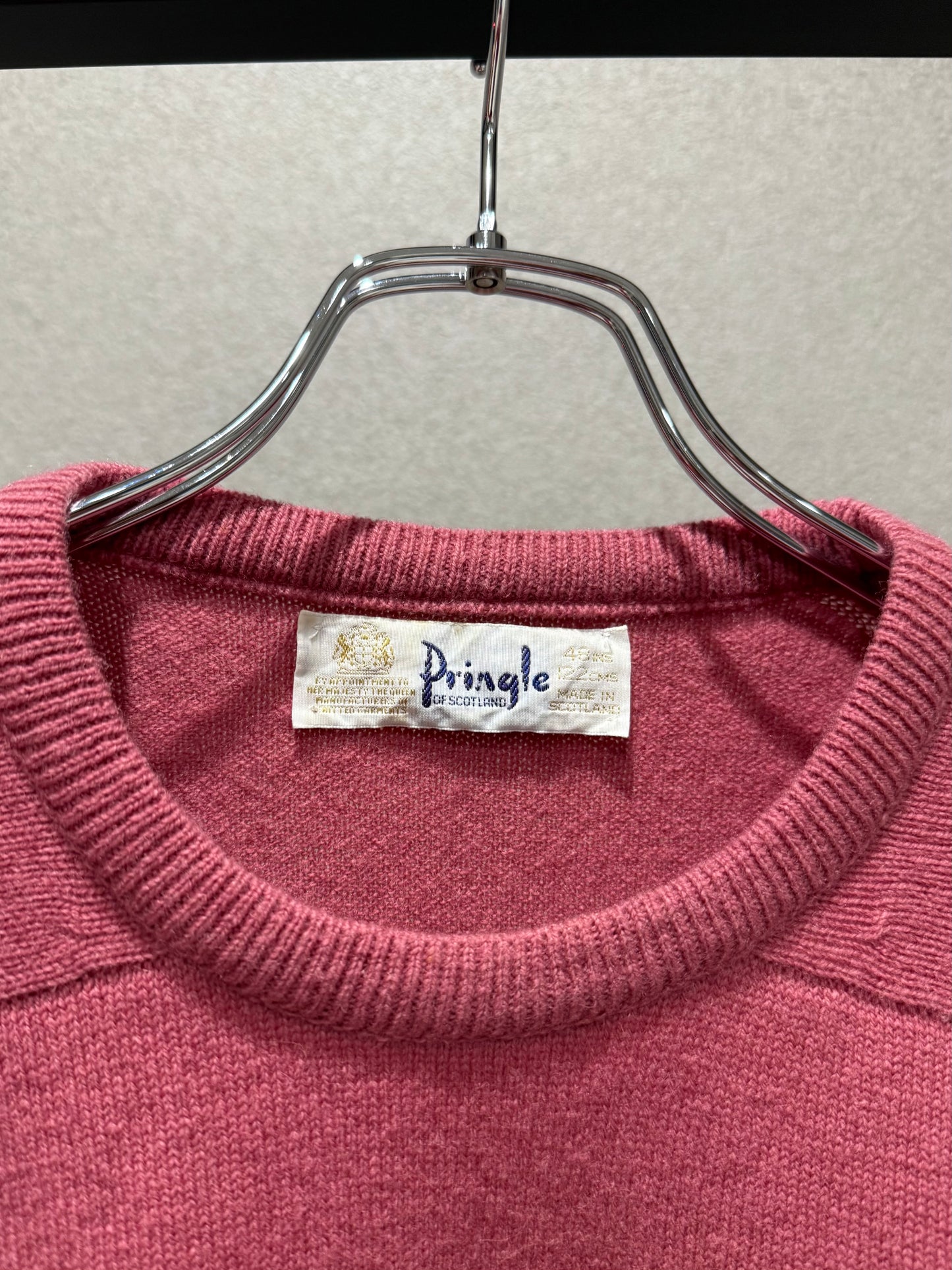 80's Pringle wool Knit "Made in SCOTLAND"