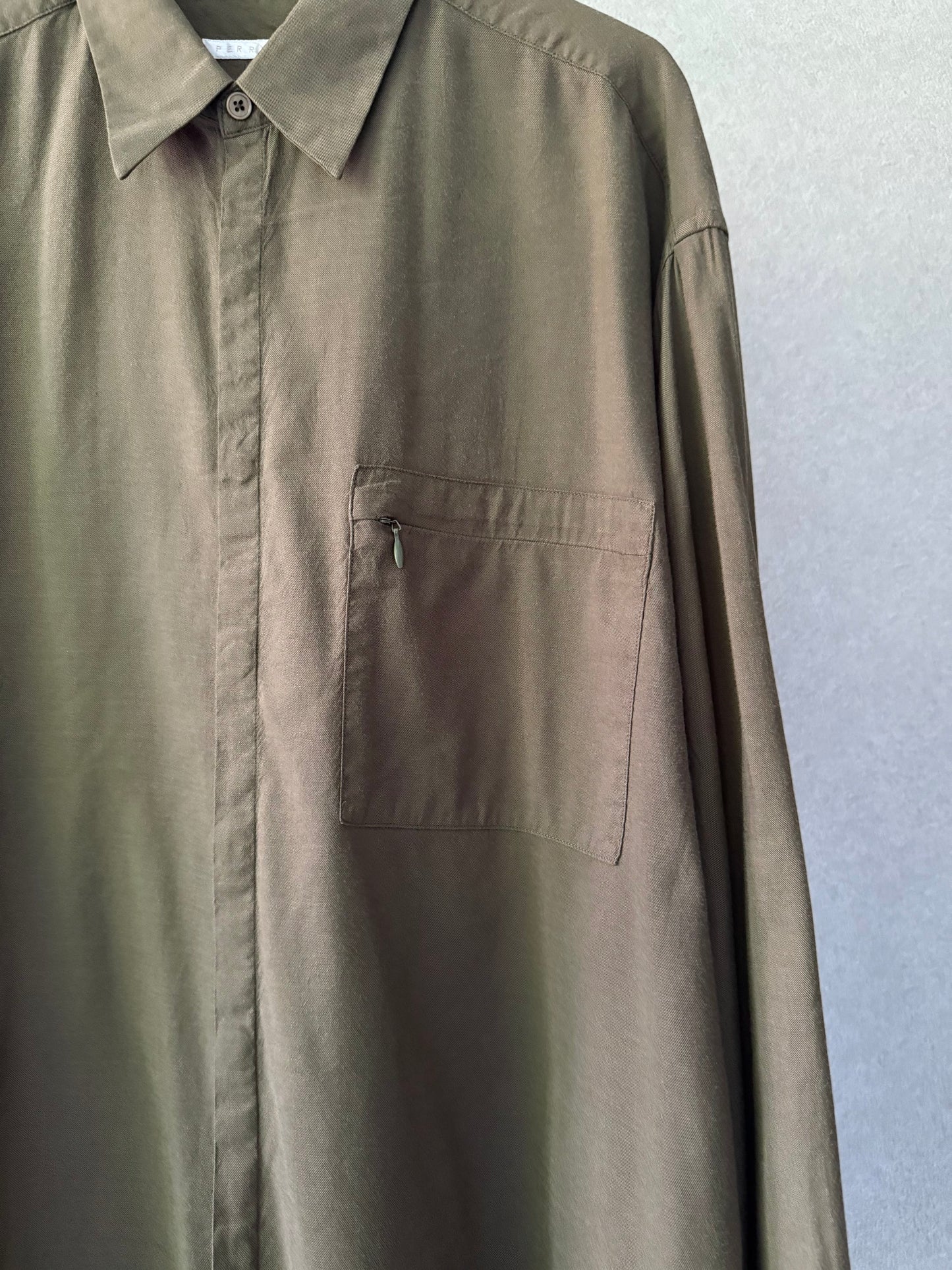 90's PERRY ELLIS rayon shirt