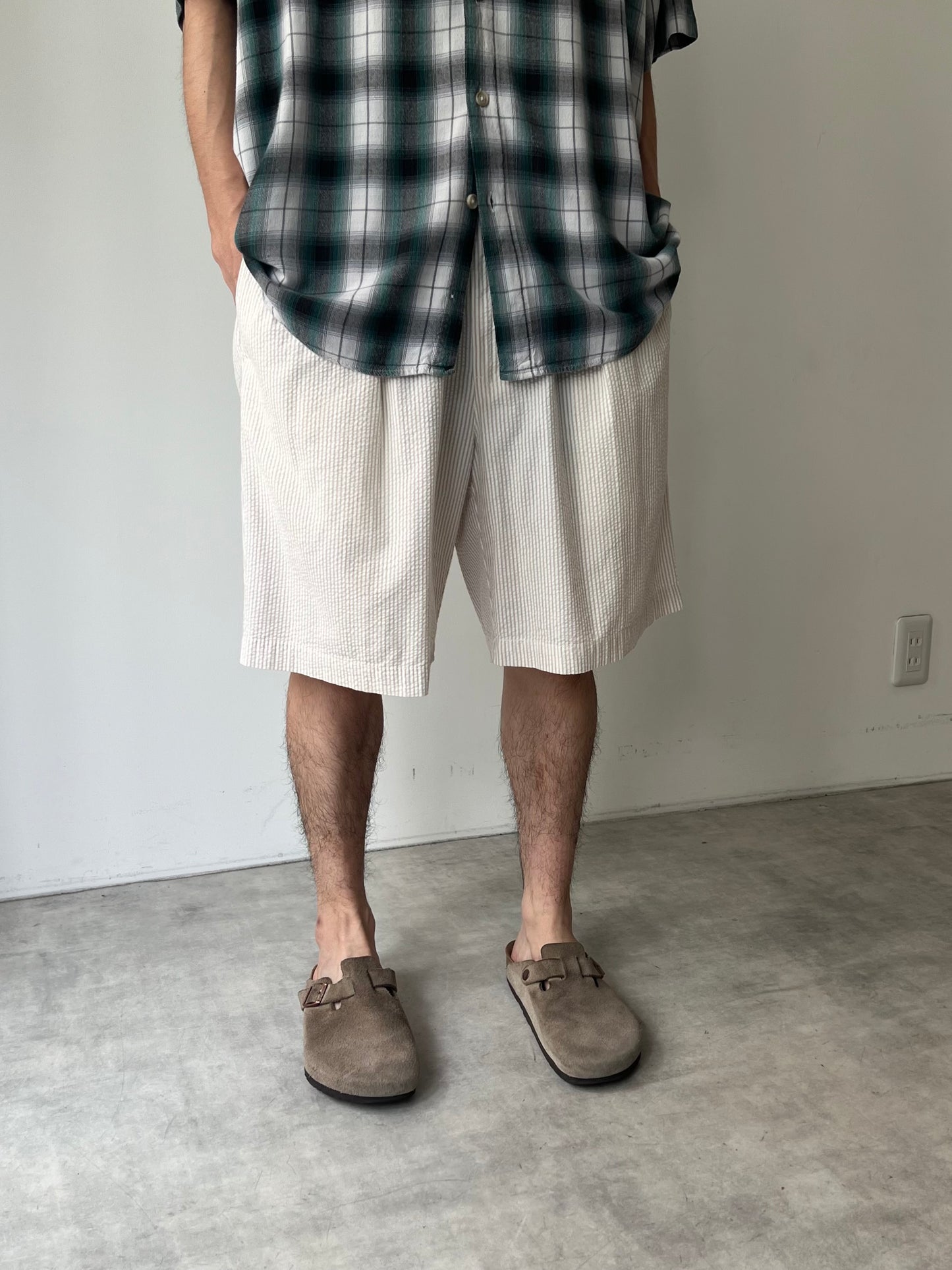 00's Polo Ralph Lauren seersucker shorts
