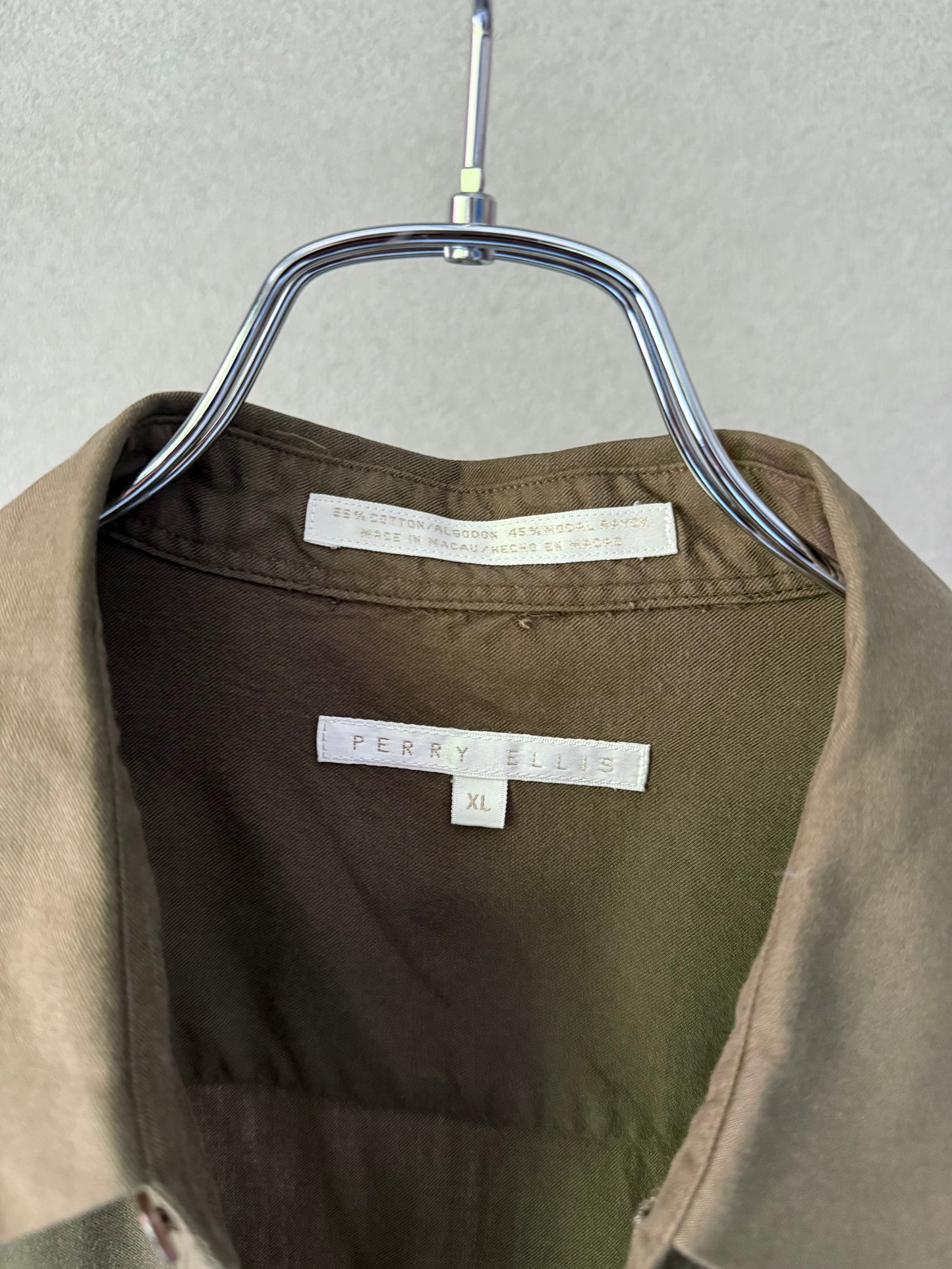 90's PERRY ELLIS rayon shirt
