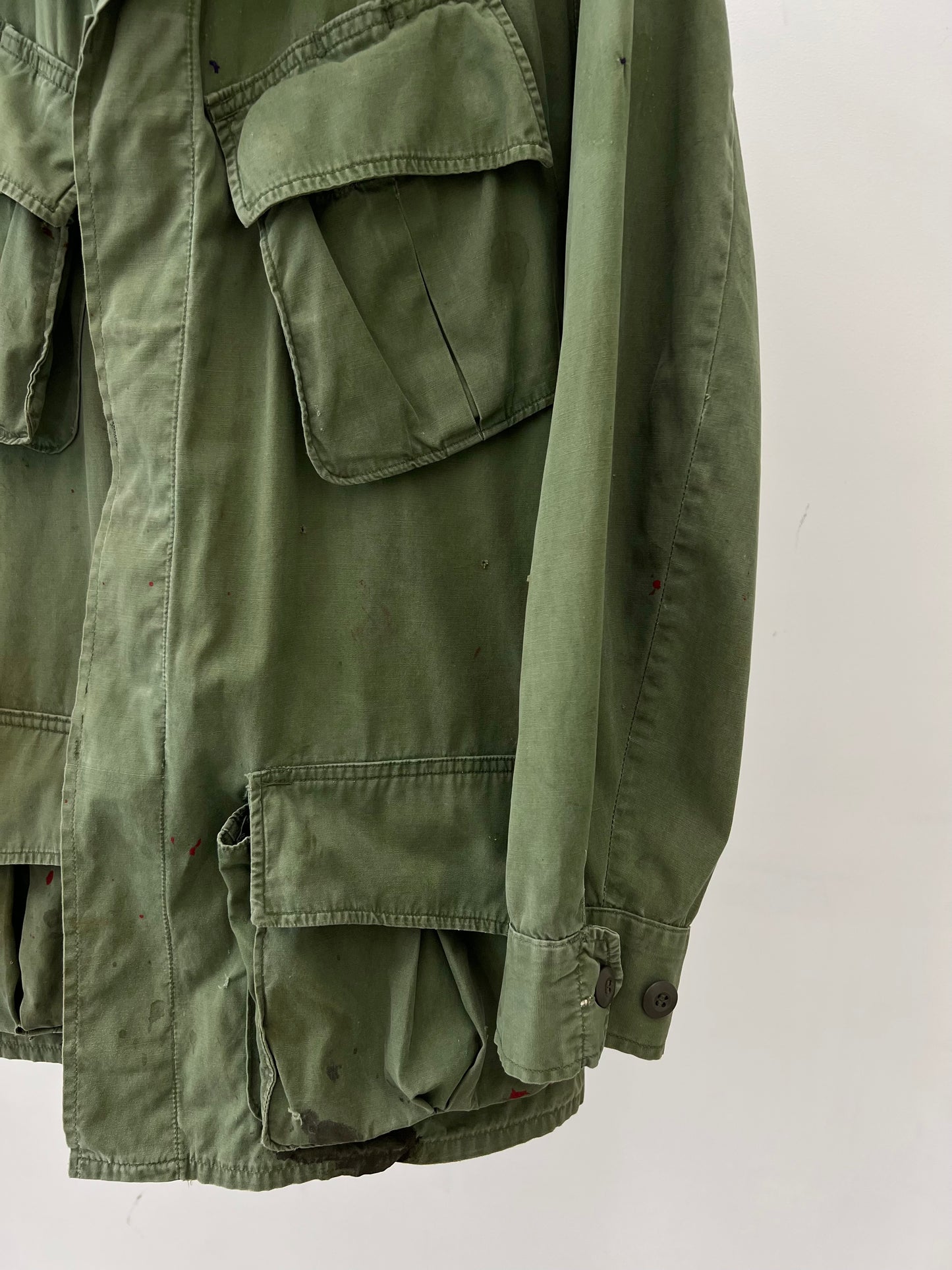 60's US.ARMY jungle fatigue jacket "3rd"