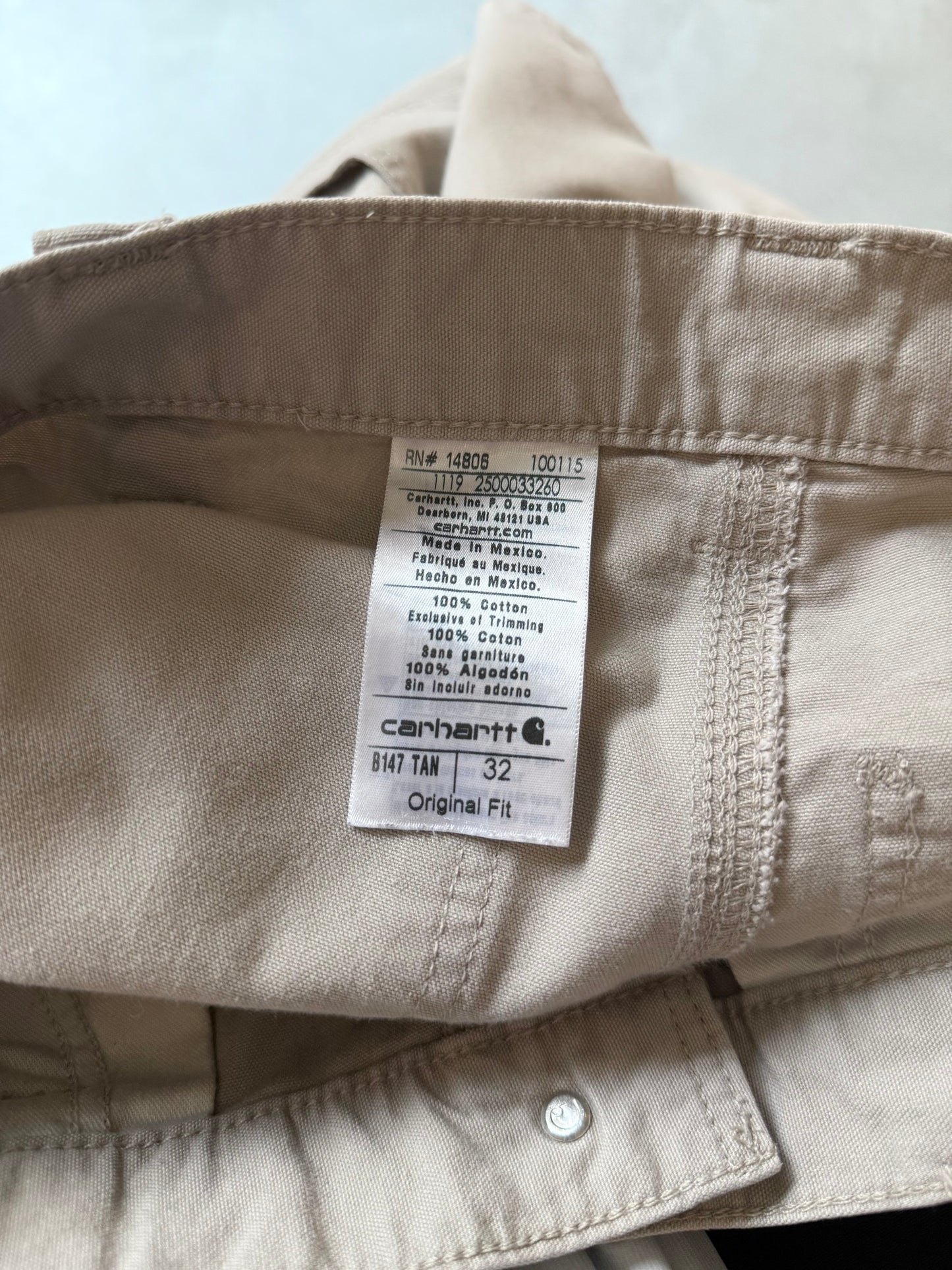 00's carhartt painter shorts