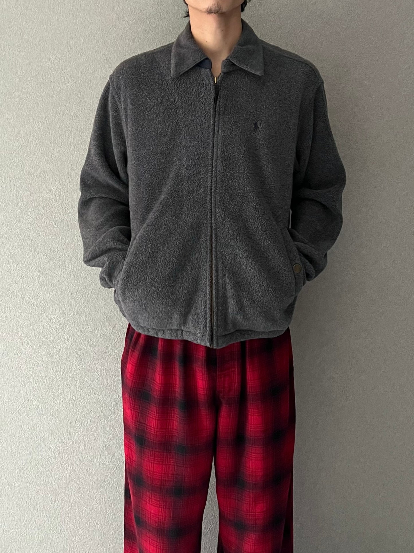 90's Polo Ralph Lauren fleece drizzler jacket