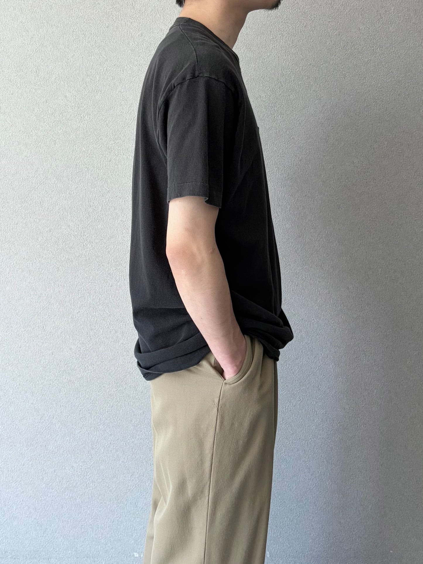 80's FRUIT OF THE LOOM pocket t-shirt "Made in USA"