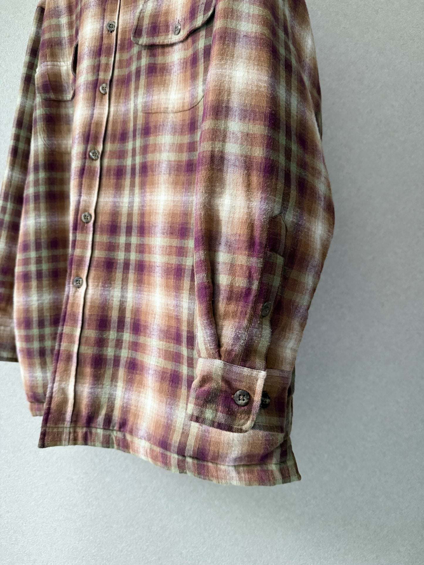 90's ST.JOHN'S BAY quilting flannel shirt