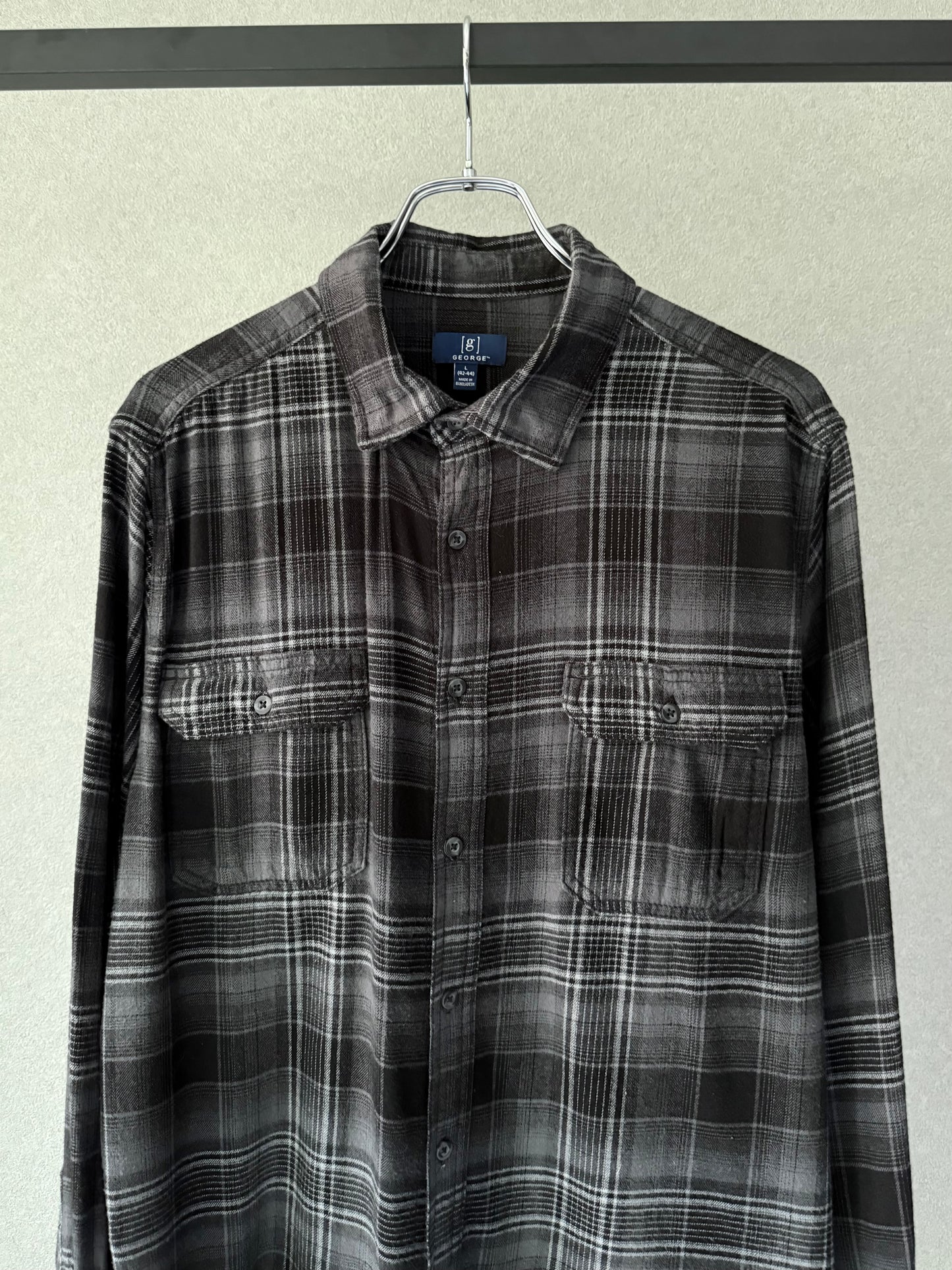 00's GEORGE flannel shirt