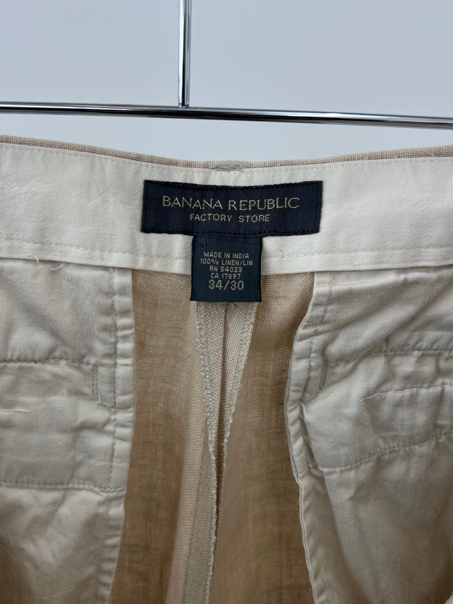 00's BANANA REPUBLIC linen slacks