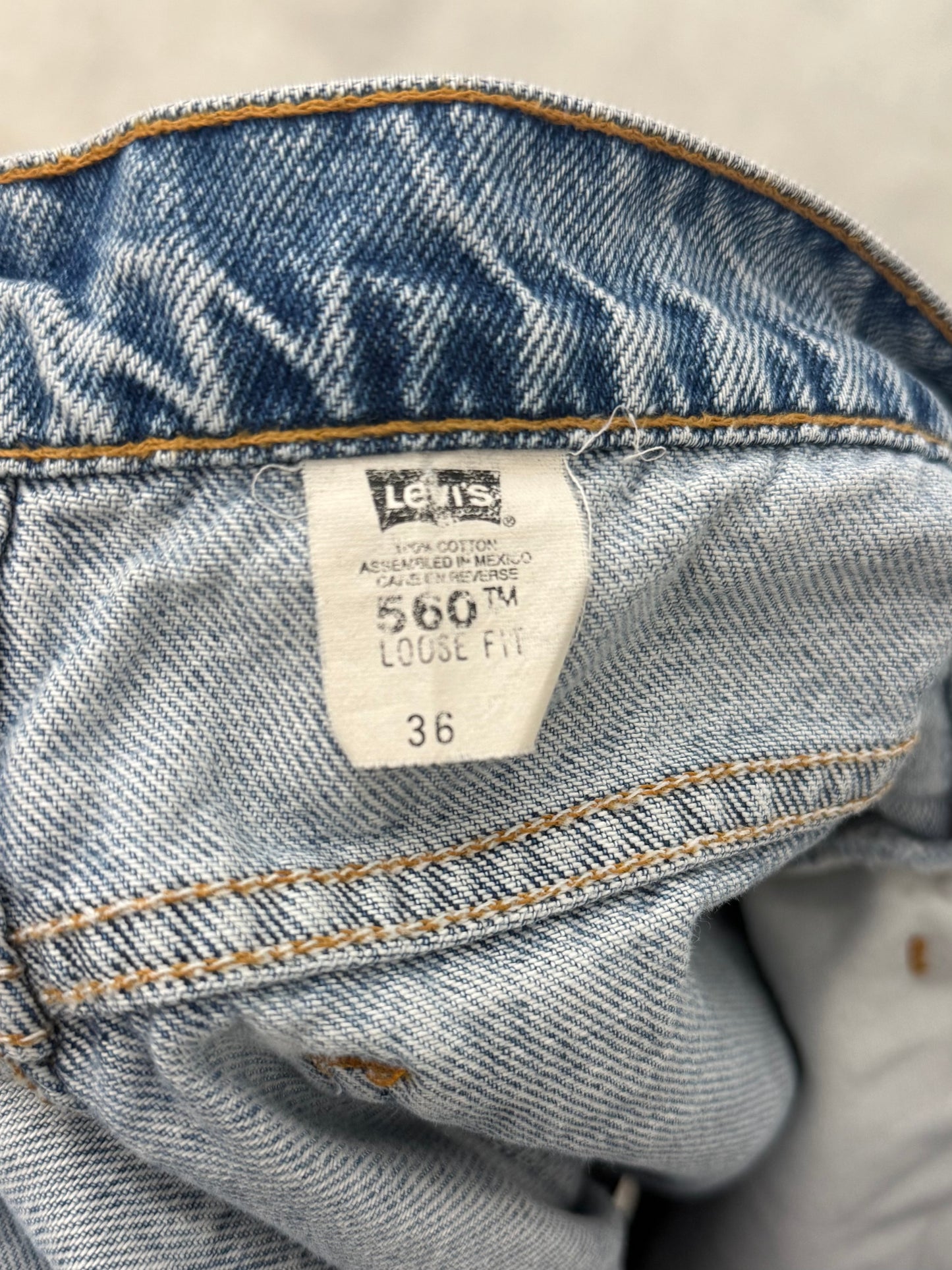 90's Levi's 560 denim shorts "Made in MEXICO"