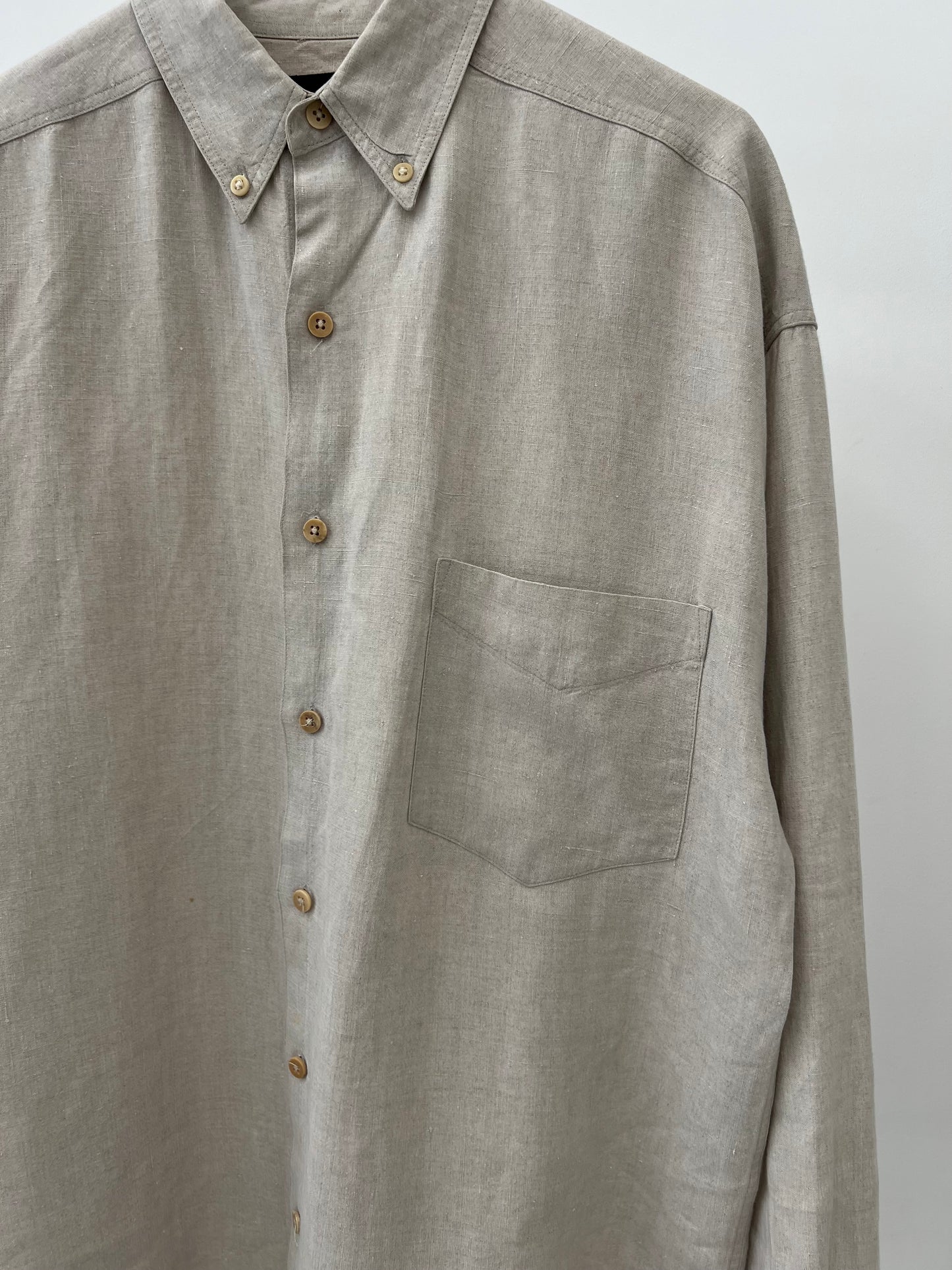 90's STRUCTURE linen shirt