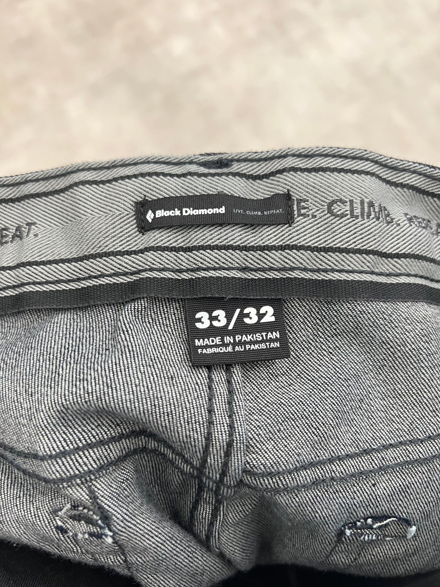00's BLACK DIAMOND denim pants "DEAD STOCK"