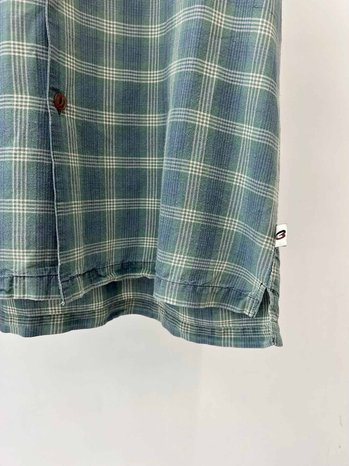 90's BUGLE BOY open collar shirt