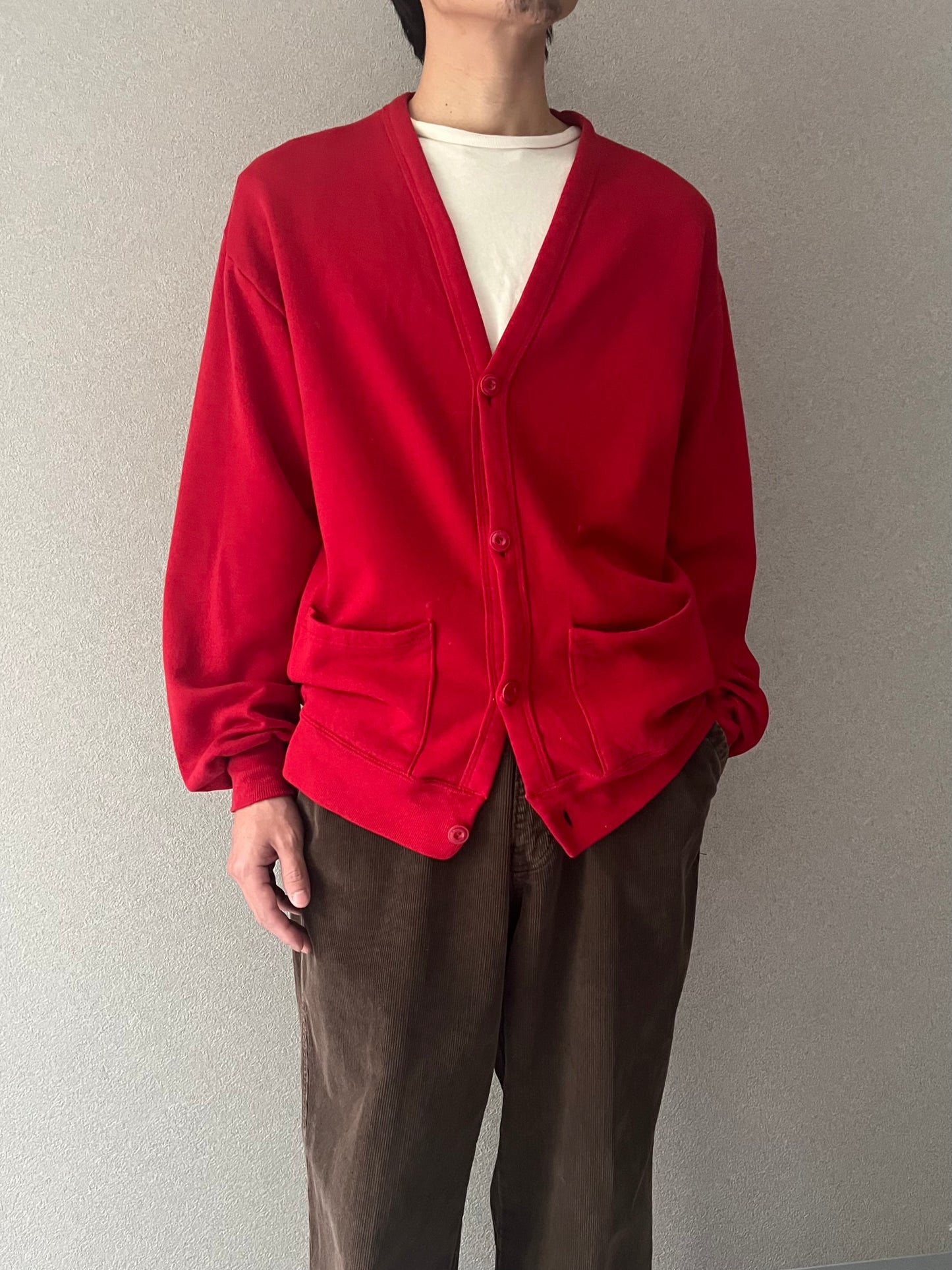 80's JERZEES sweat cardigan