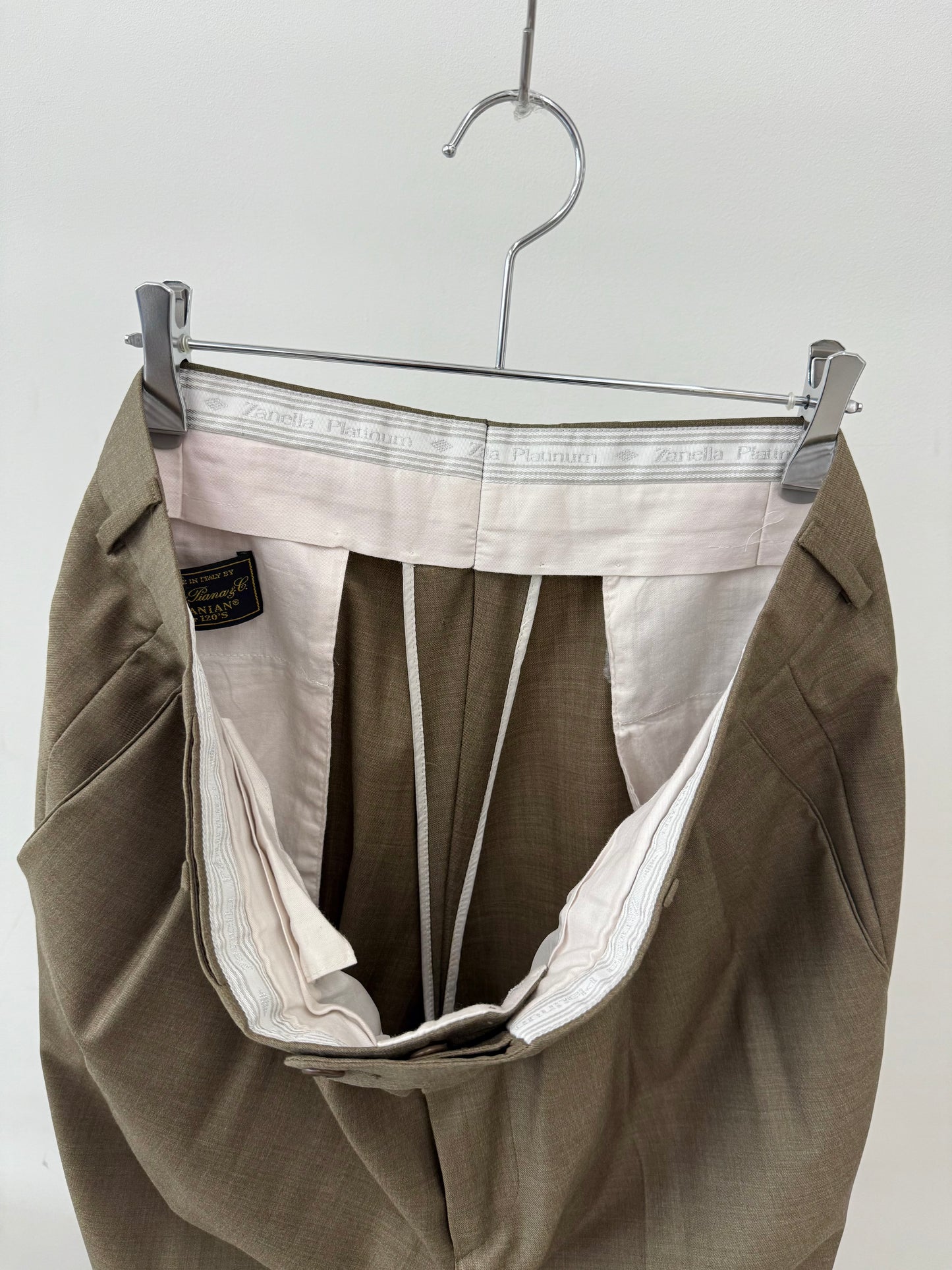 00's Zanella × Loro Piana wool slacks "Made in ITALY