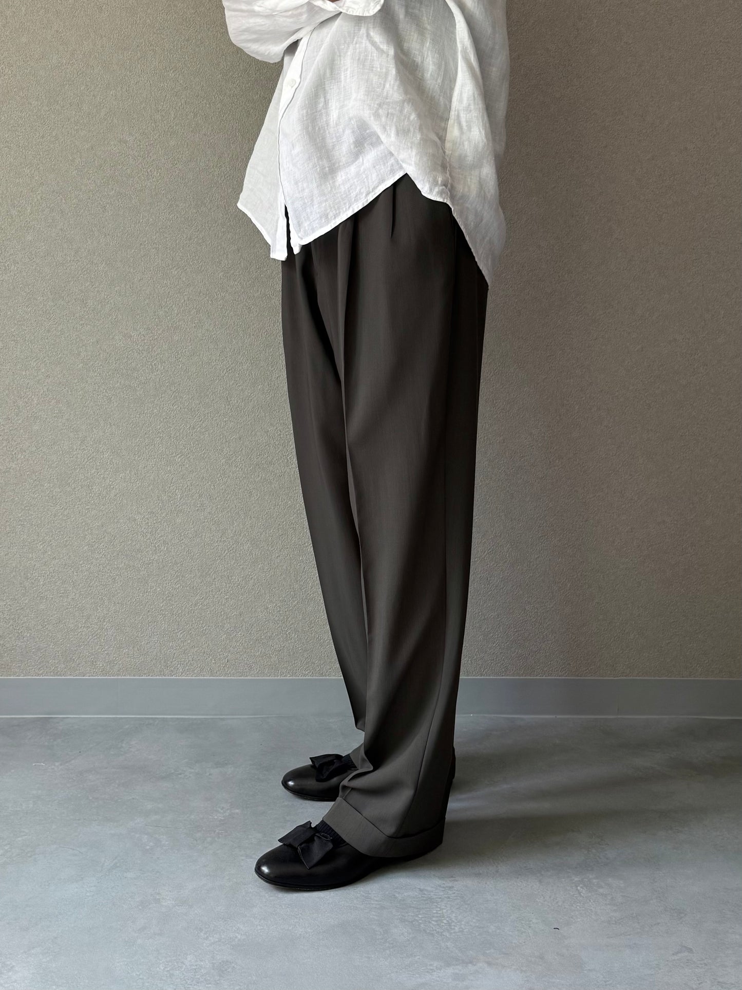 90's santorelli wool slacks "Made in ITALY"