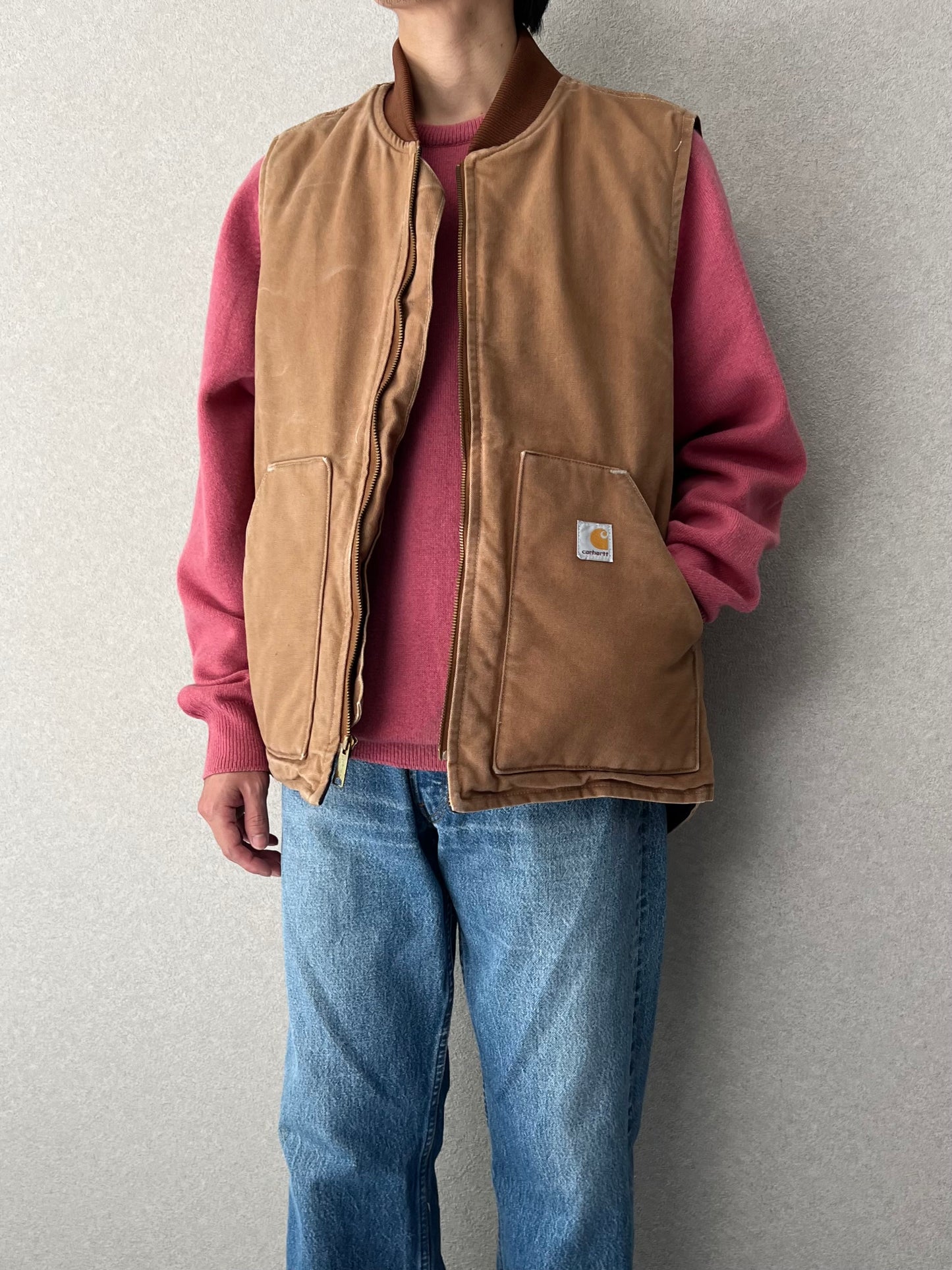 90's carhartt work vest "Made in USA"