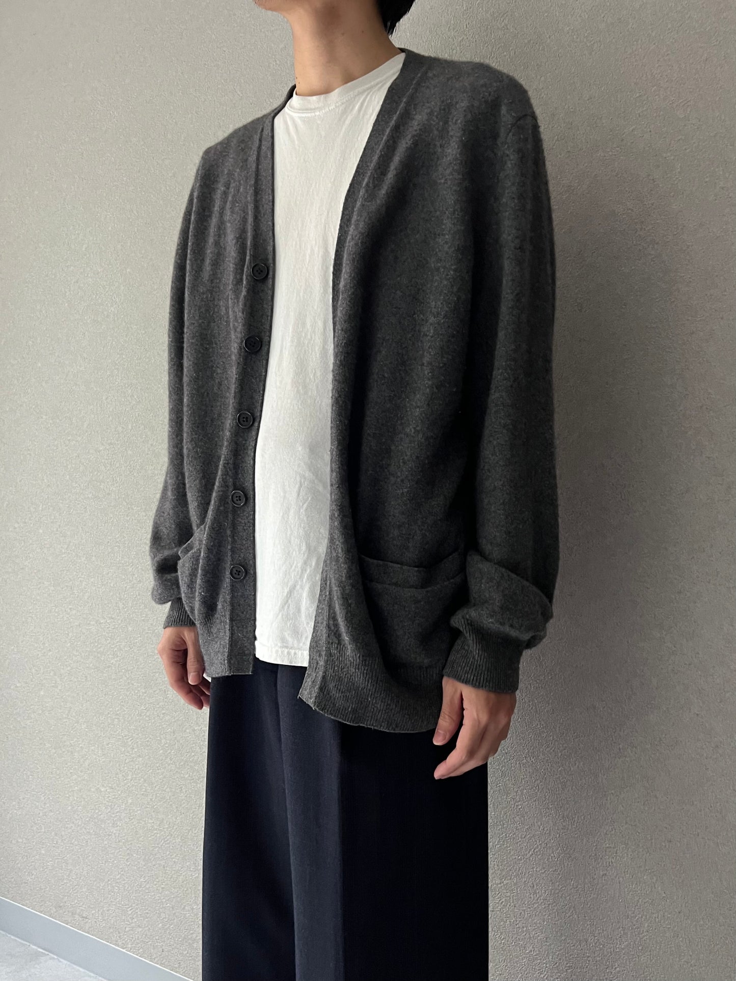 00's LANDS' END cashmere knit cardigan