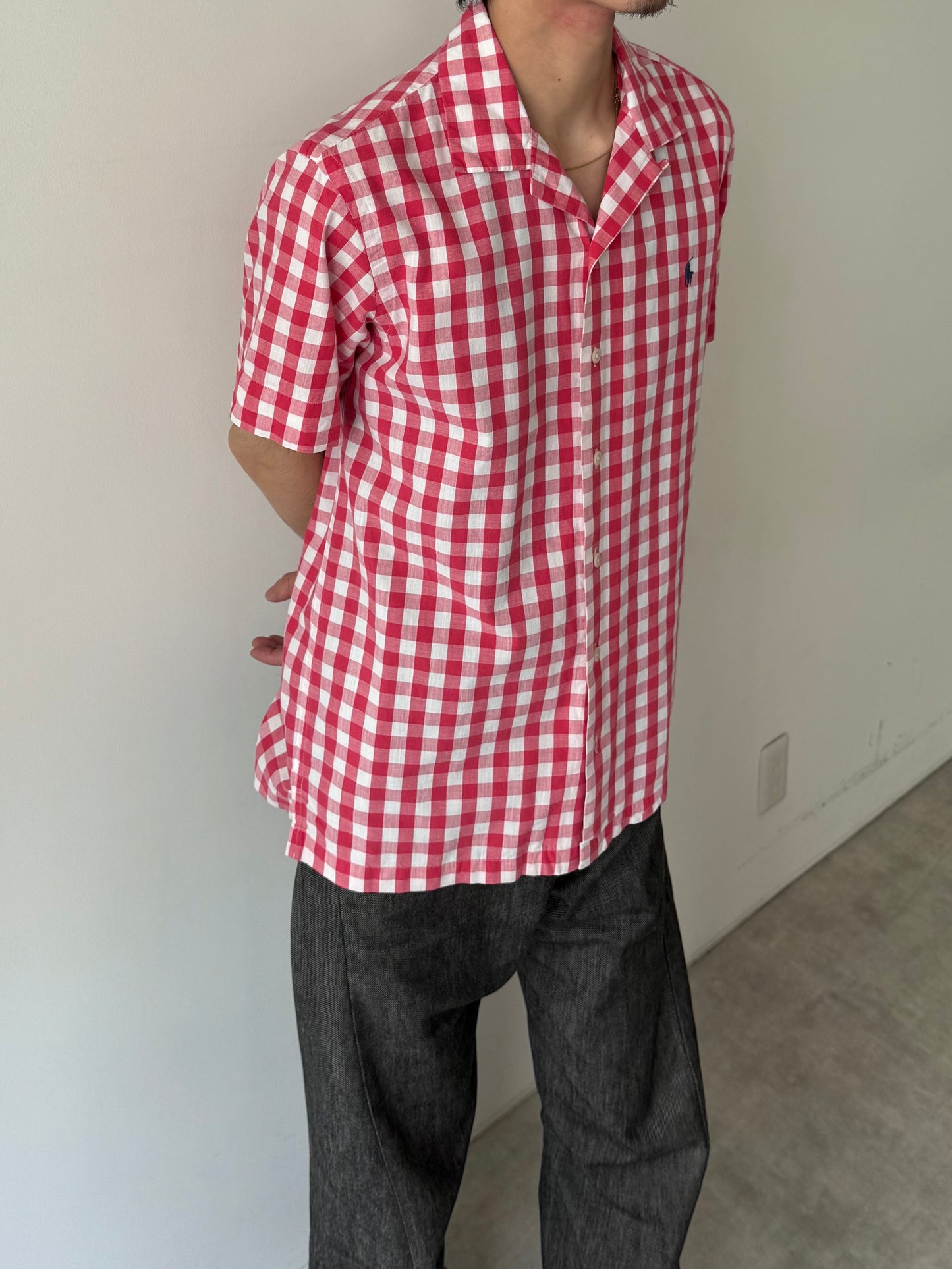 90's Polo Ralph Lauren open coller shirt