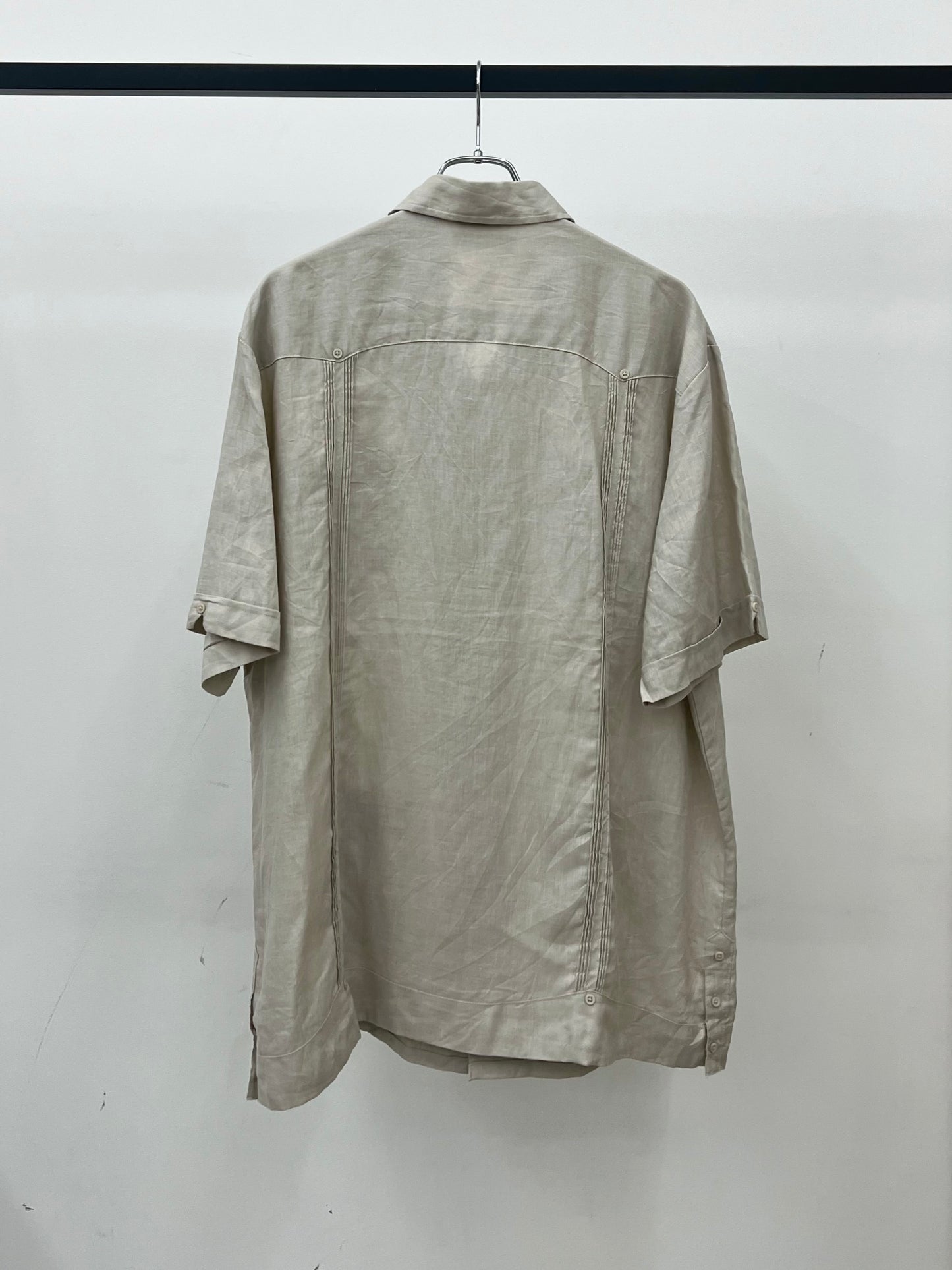 00's CUBAVERA linen guayabera shirt