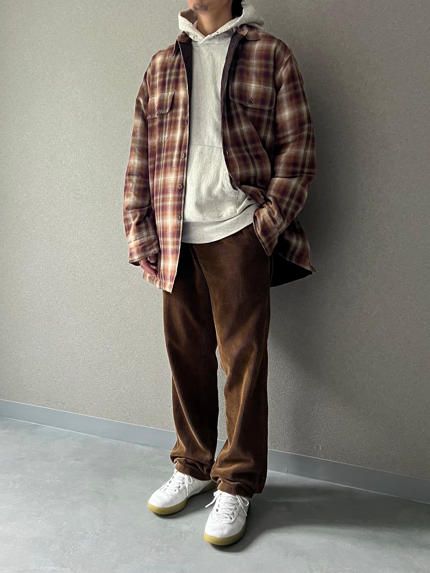90's ST.JOHN'S BAY quilting flannel shirt