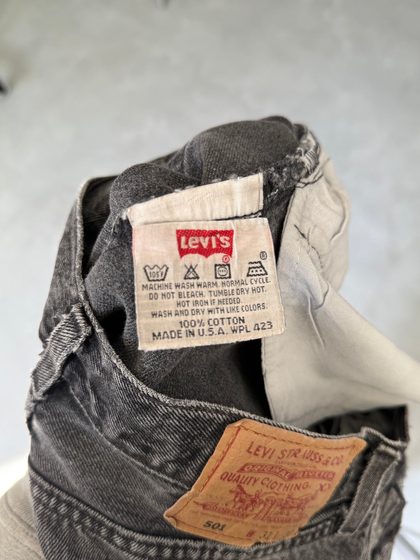 90's Levi's 501 denim pants "Made in USA"
