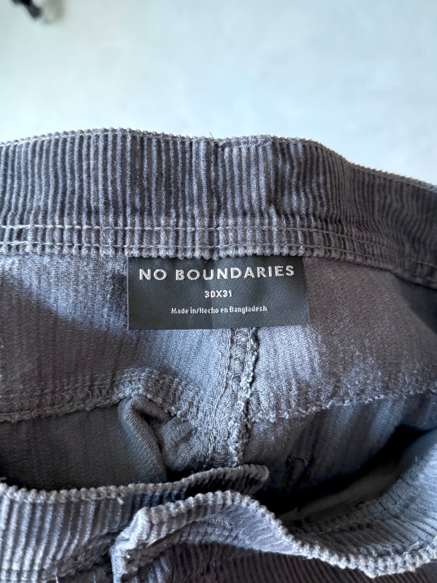 00's NO BOUNDARIES double knee courduroy pants