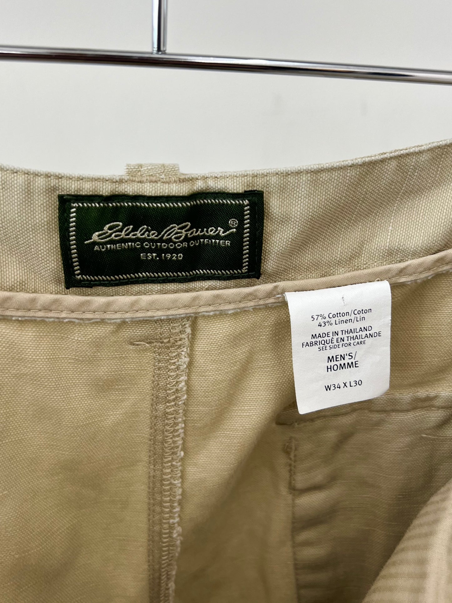 00's Eddie Bauer linen pants