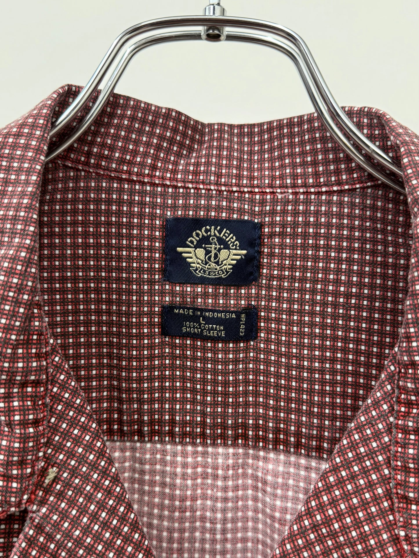 00's DOCKERS open collar shirt