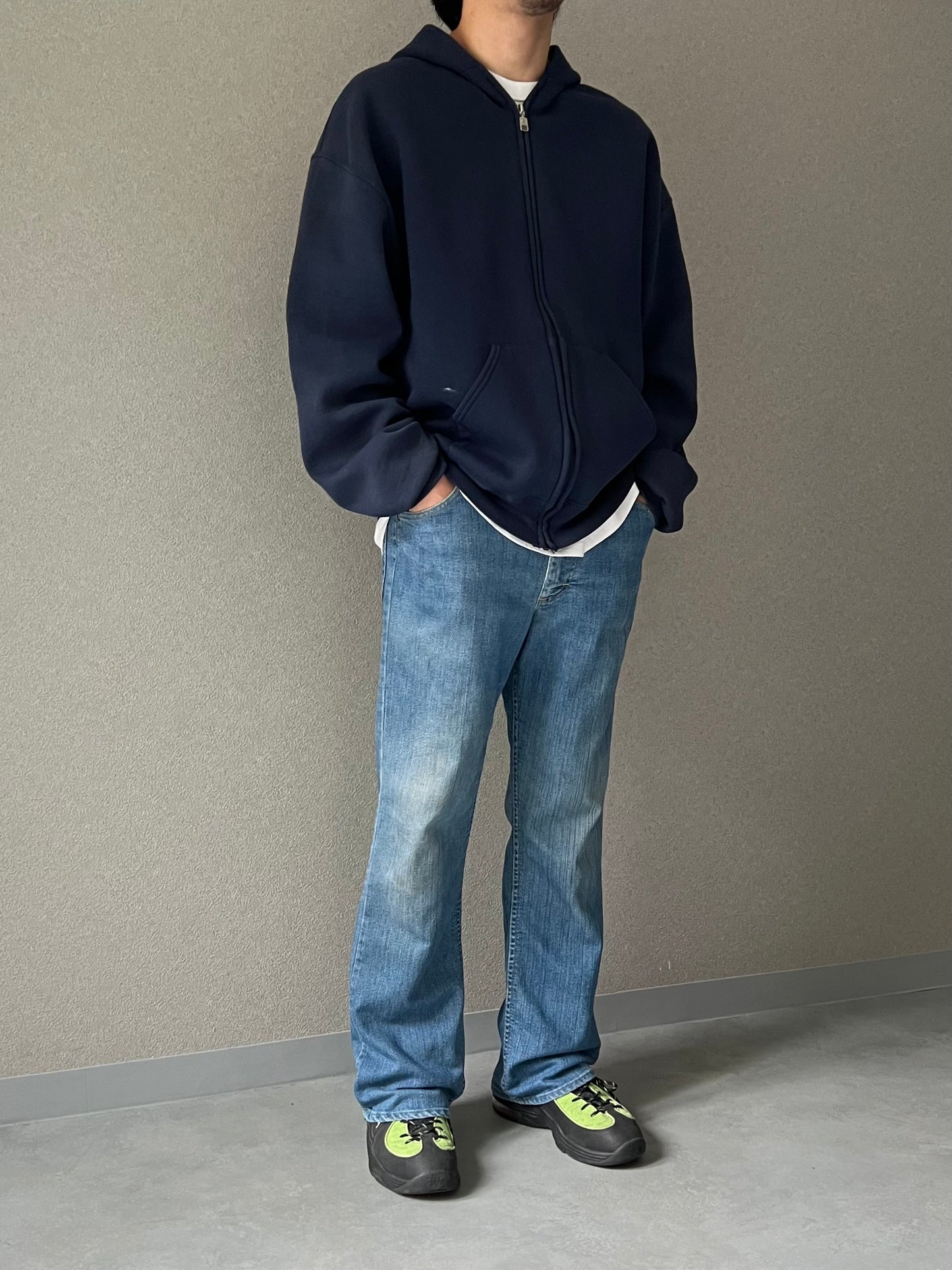 90's RUSSELL sweat zipup sweat hoodie