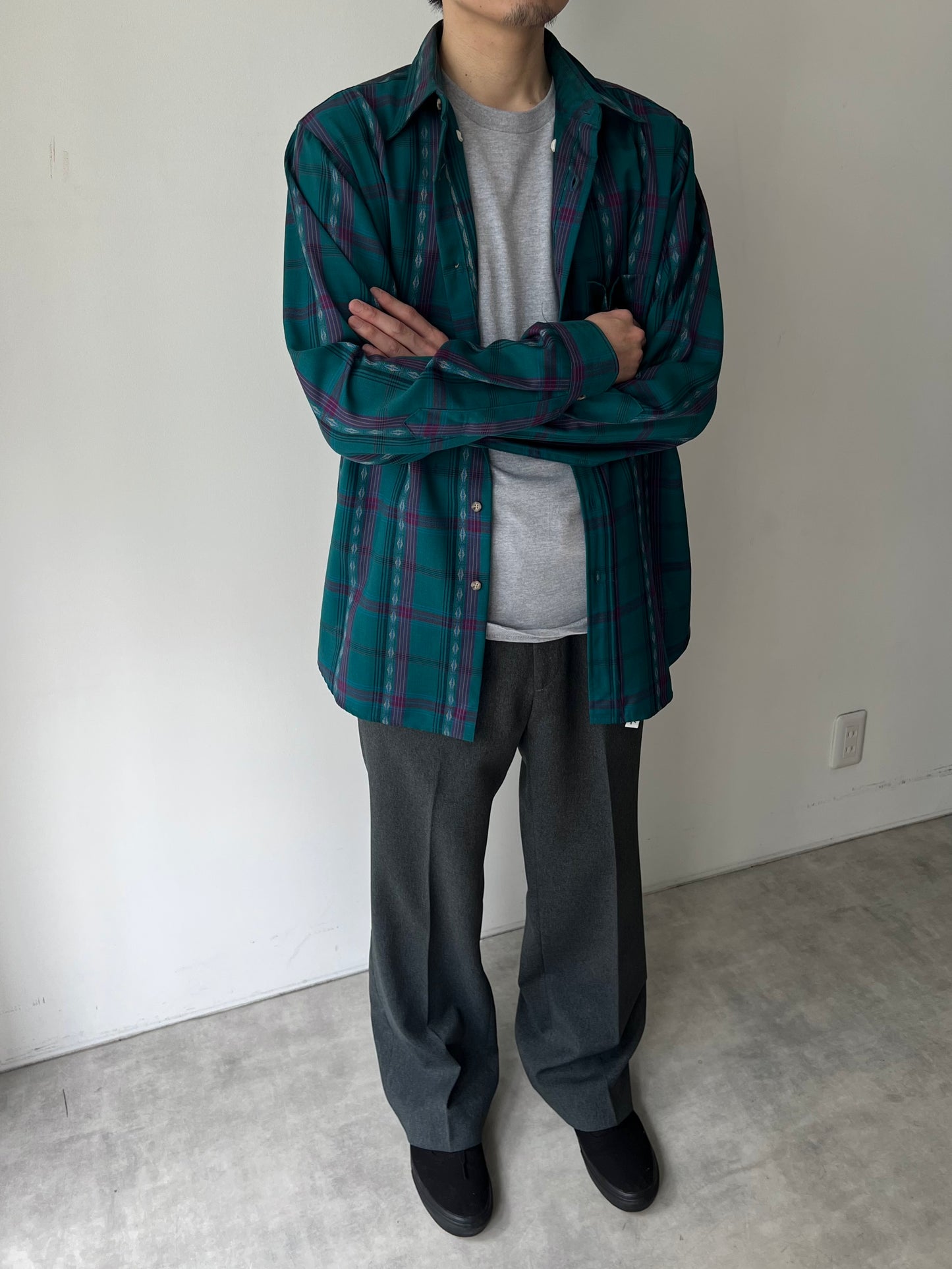 70's SIR PENDLETON wool shirt "Made in USA"