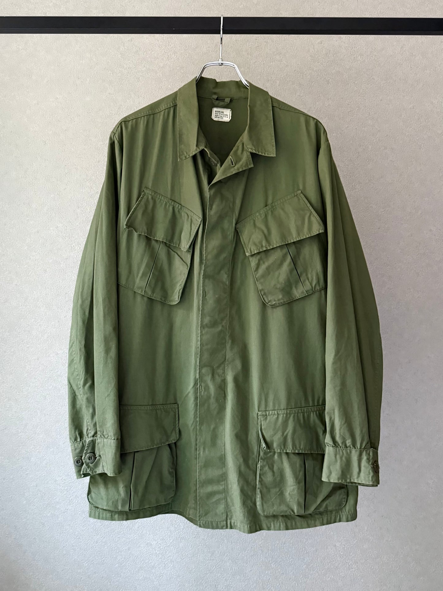 60's US.ARMY jungle fatigue jacket "3rd"
