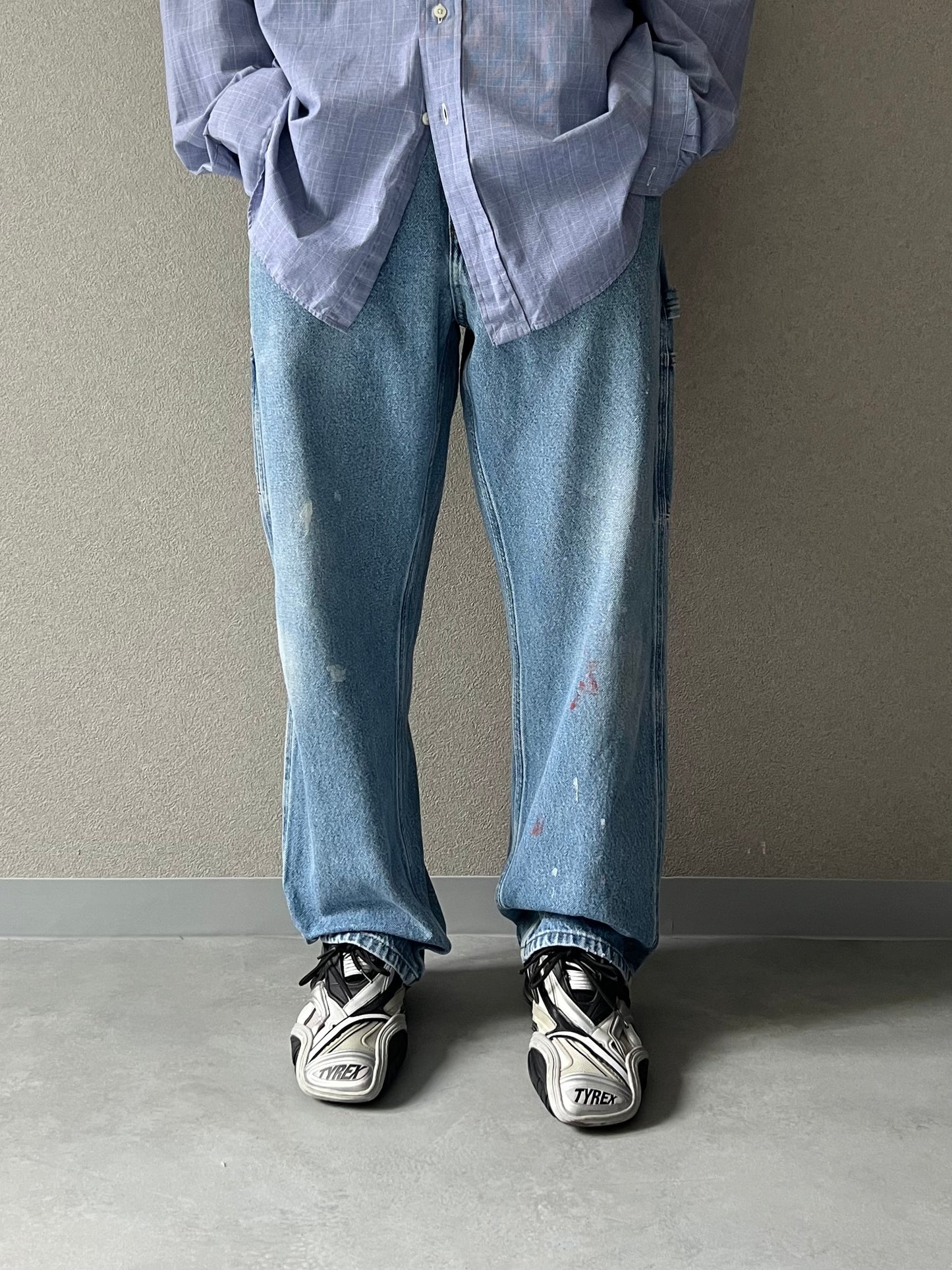 00's carhartt denim painter pants
