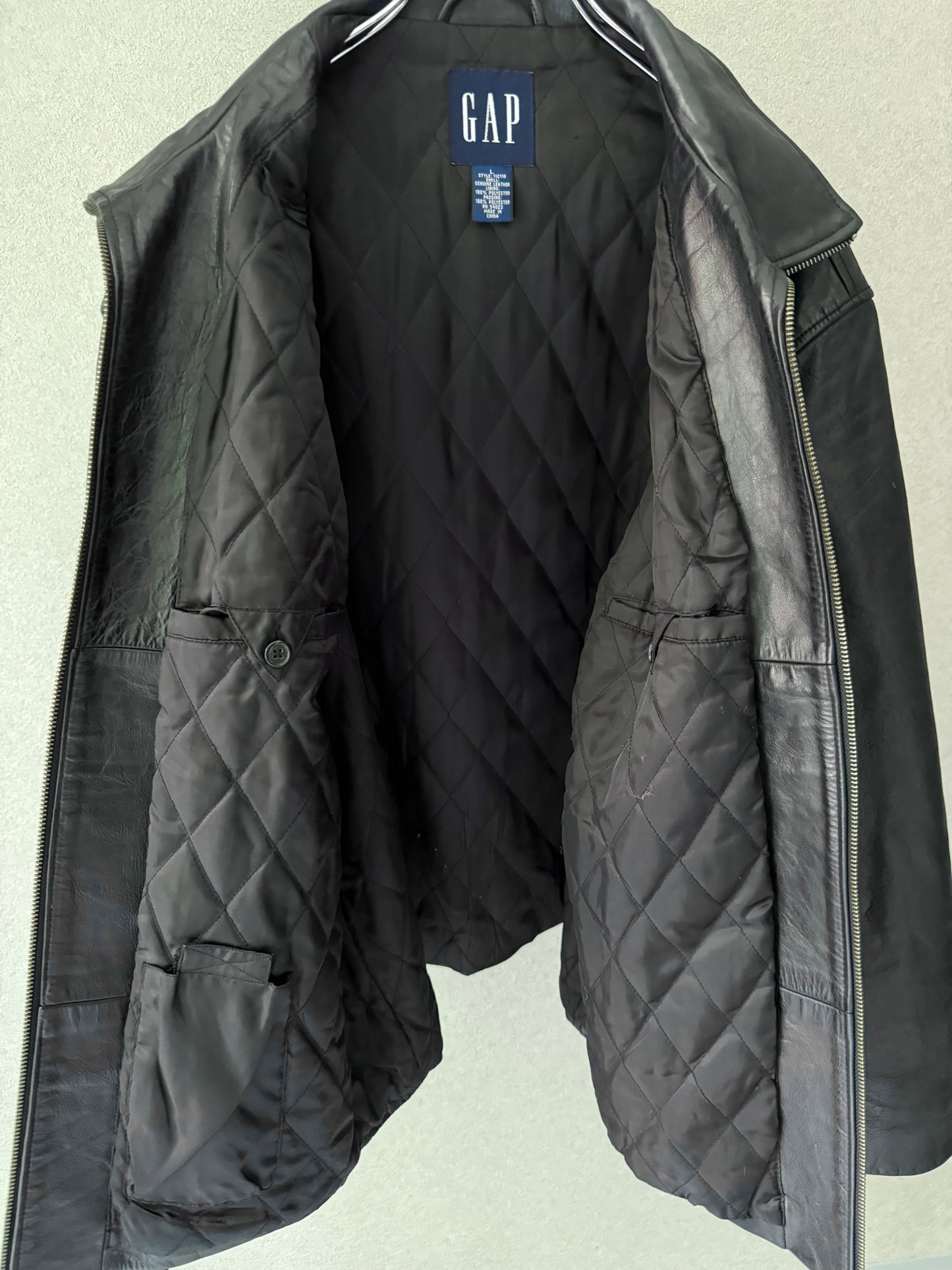 00's GAP leather jacket