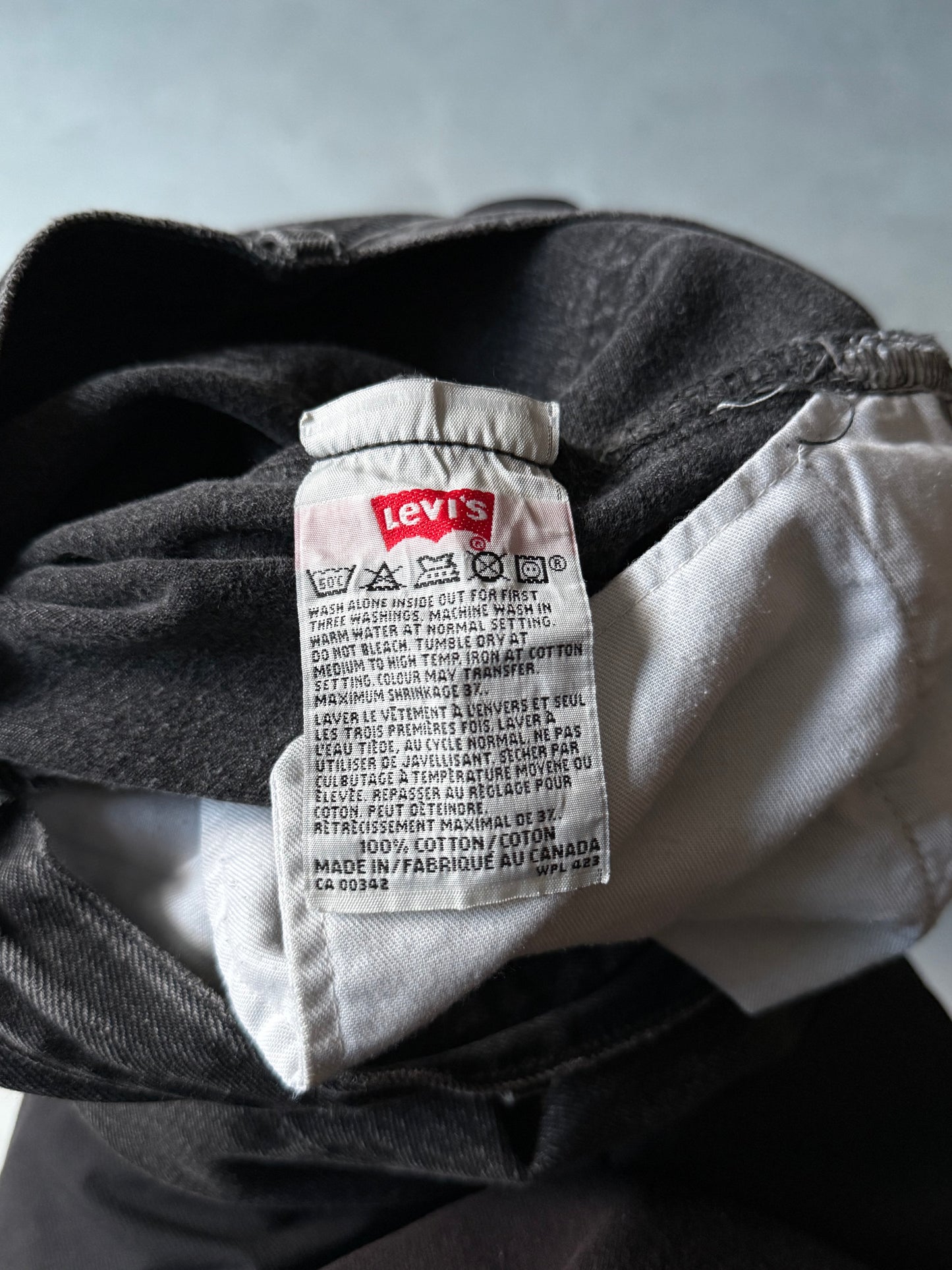 90's Levi's 501 denim pants "Made in CANADA"