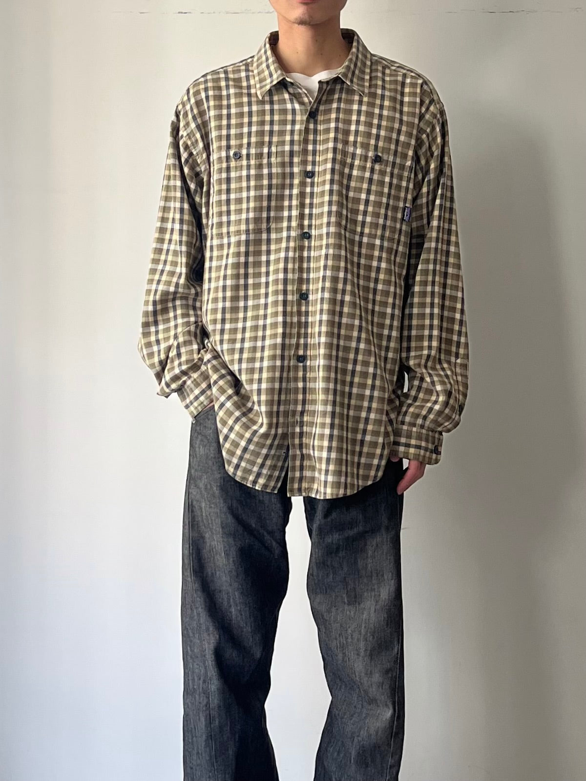 00's patagonia flannel shirt
