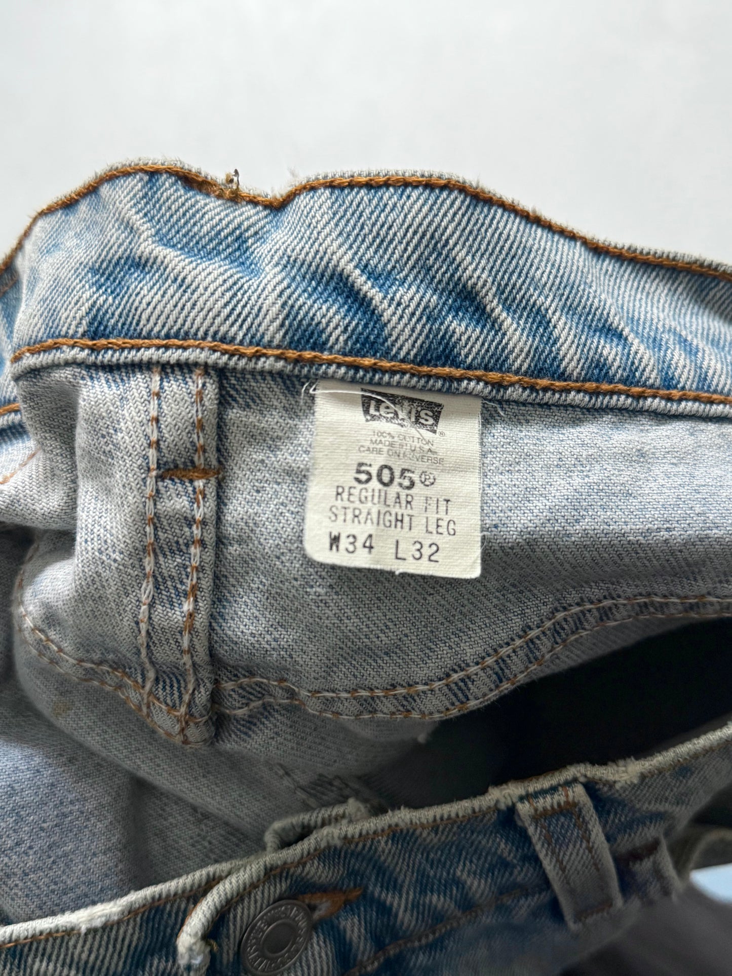 90's Levi's 505 denim pants "Made in USA"