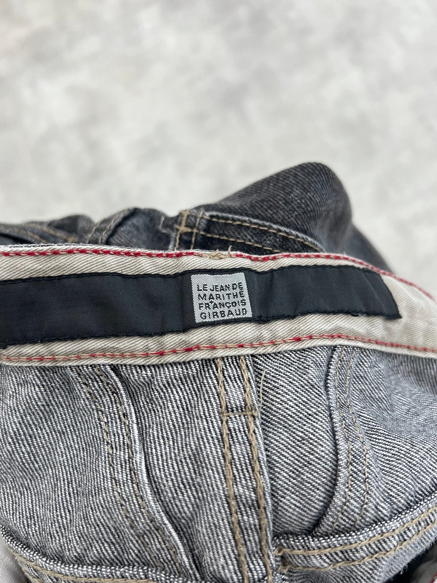 00's MARITHE FRANCOIS GIRBAUD denim shorts