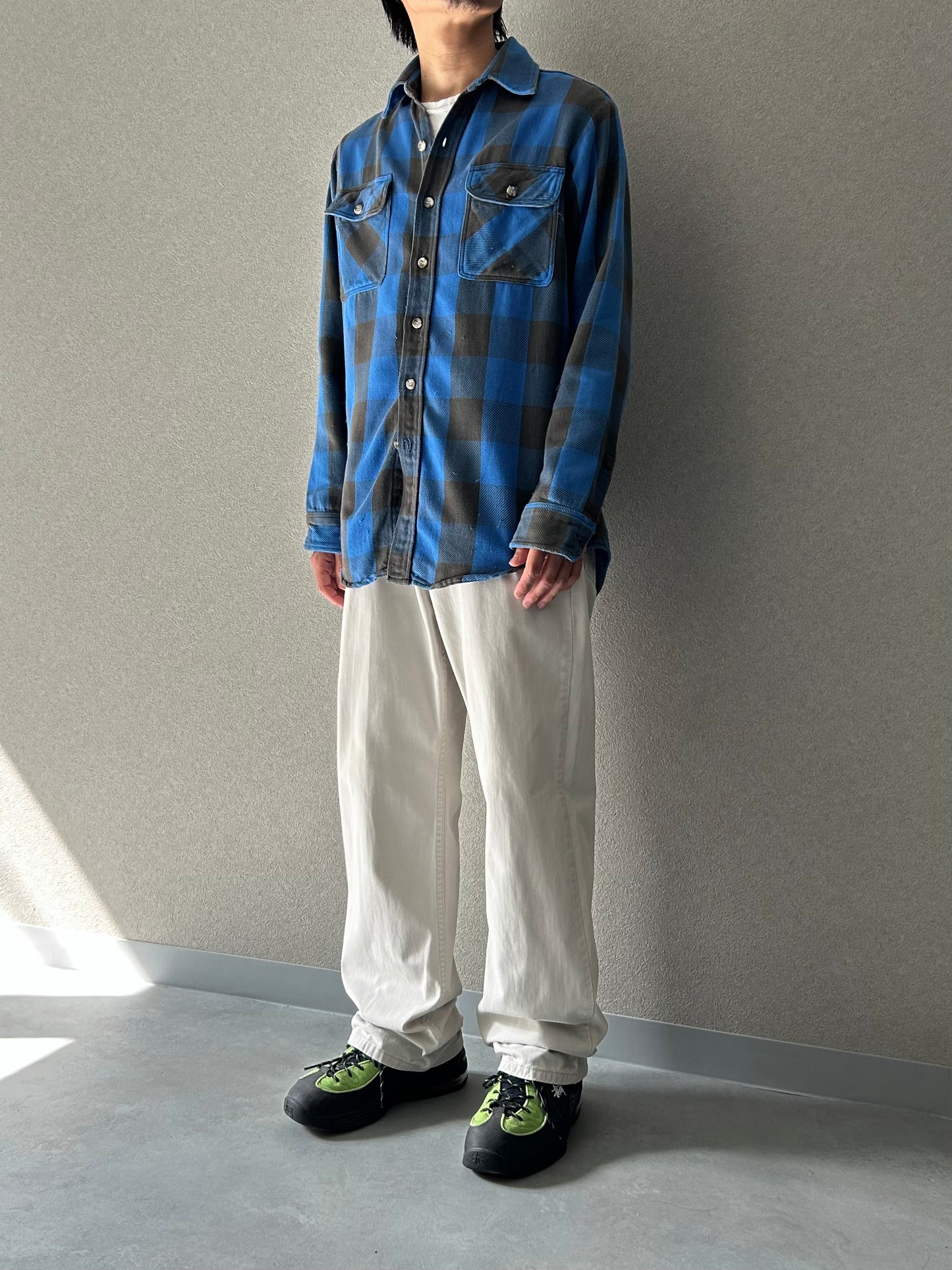 90's ST.JOHN'S BAY flannel shirt "Made in USA"