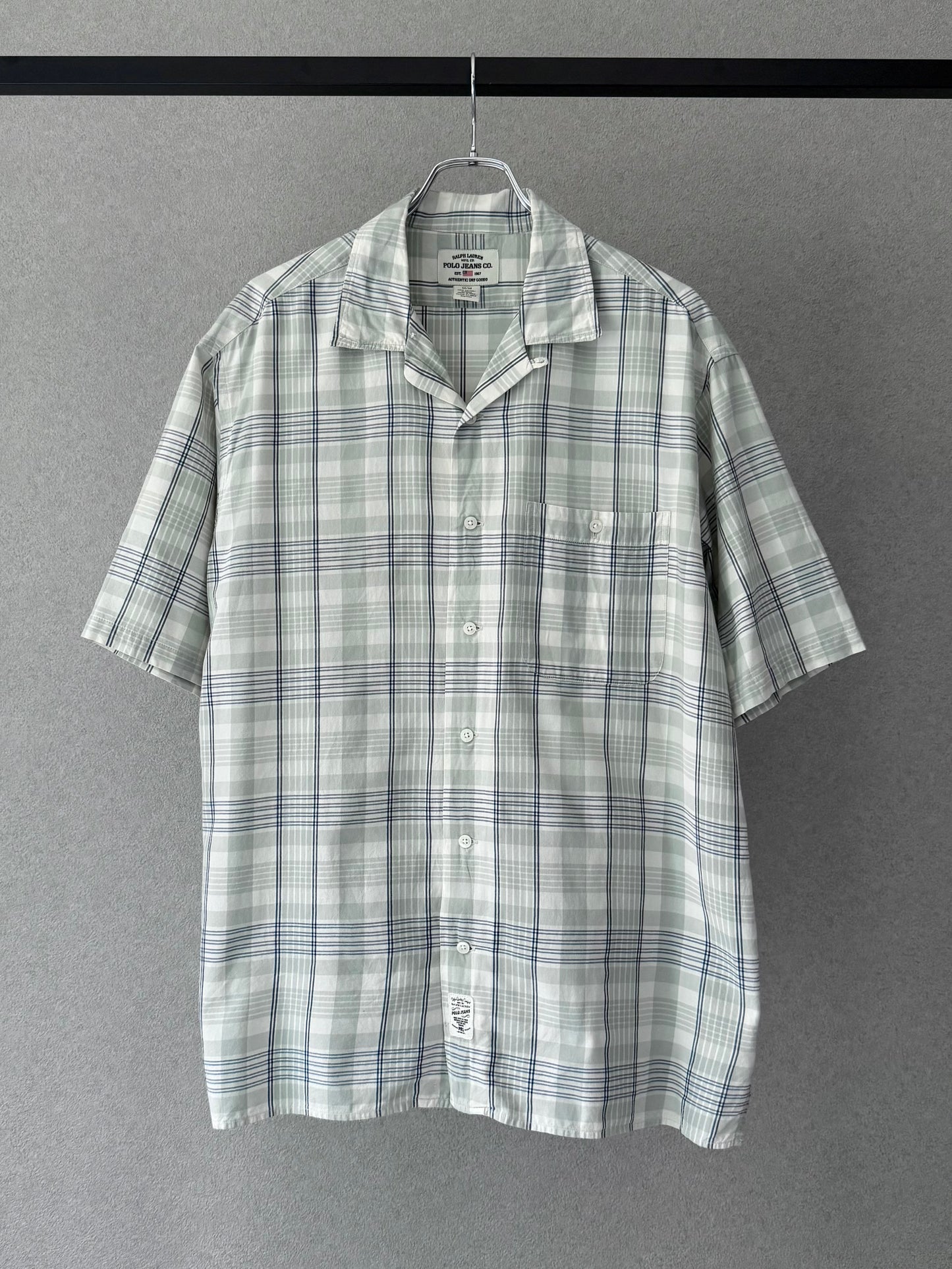 90's〜 POLO JEANS open caller shirt