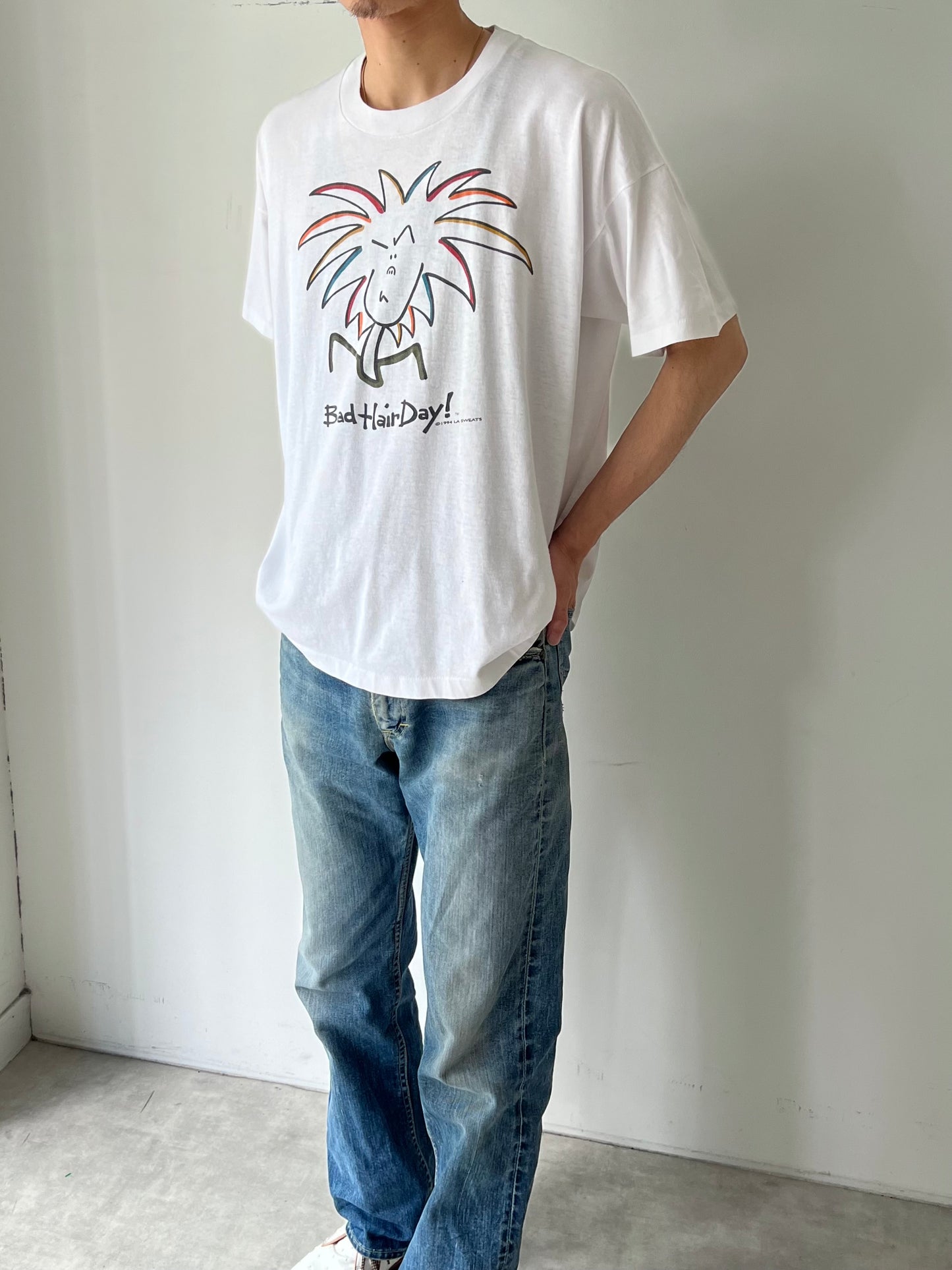 90's Bad Hair Day t-shirt "MADE IN USA"