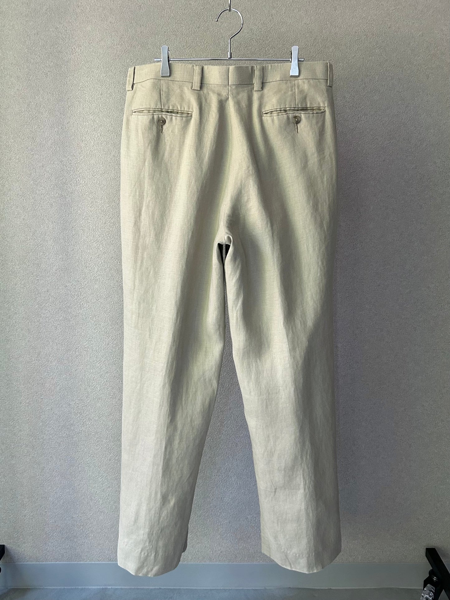 00's Calvin Klein linen slacks