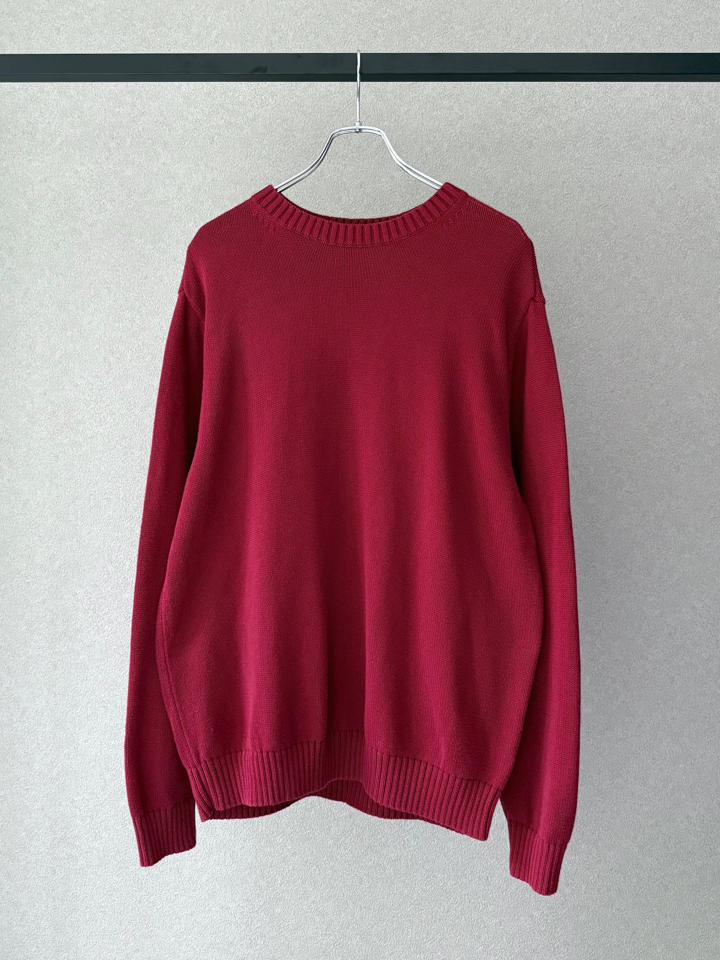 00's ST.JOHN'S BAY cotton knit sweater