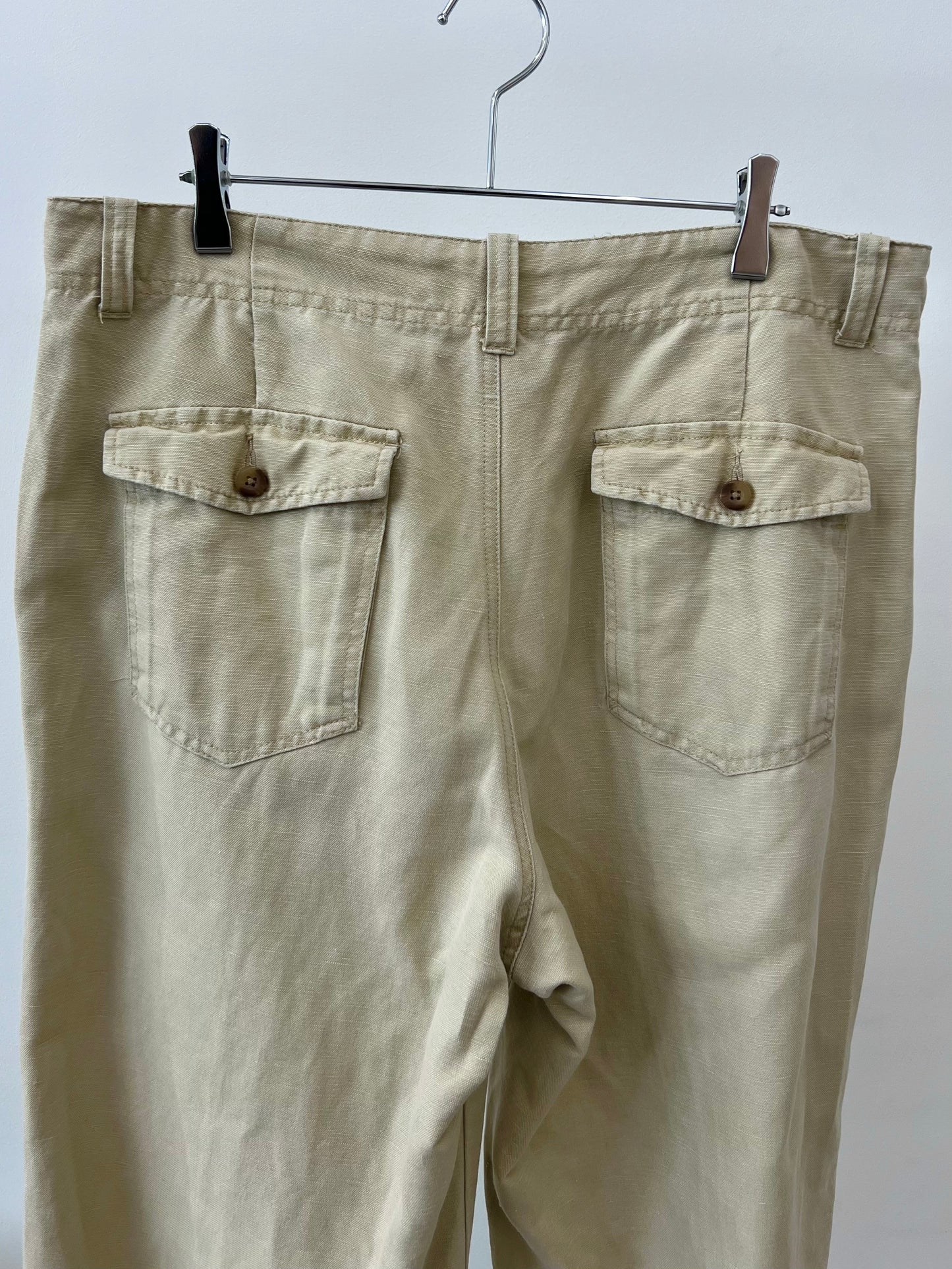 00's Eddie Bauer linen pants